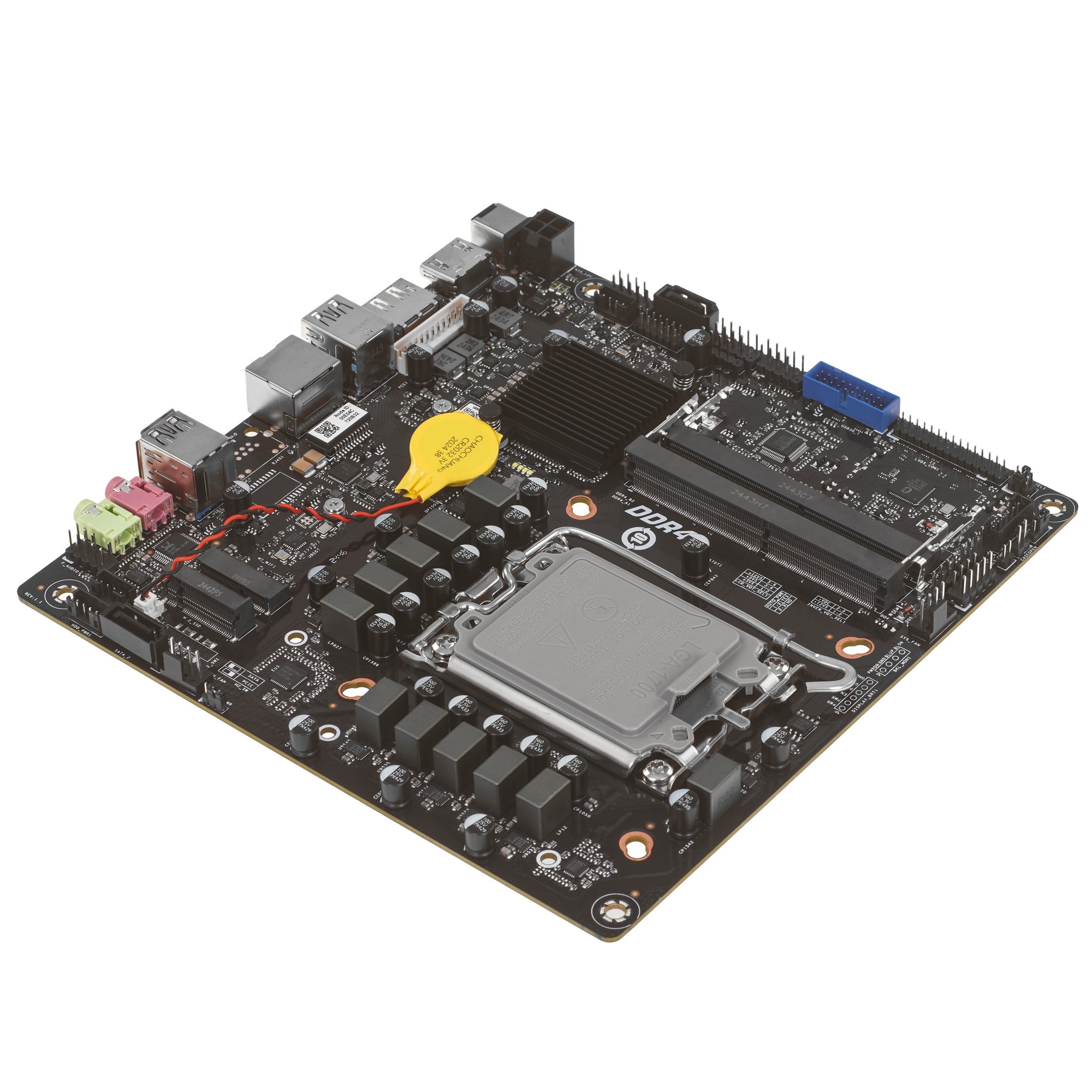 Материнская плата AFOX AFMIQ670D4-MI4-V2, LGA 1700, Intel Q670, 2xDDR4L, 2xSATA, 1xM.2, 1xHDMI, 1xDP