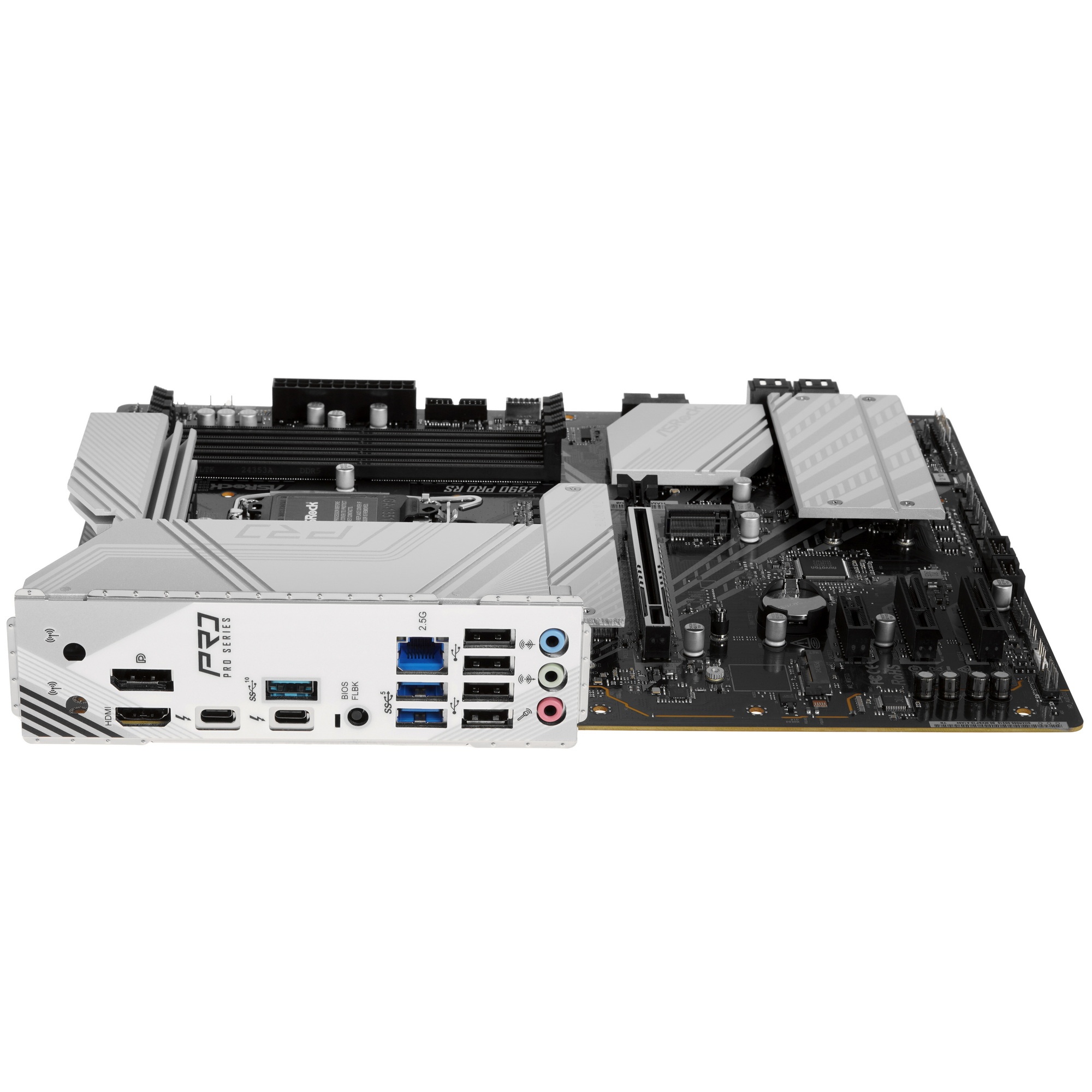 Материнская плата ASROCK Z890 PRO RS, LGA1851, Intel Z890, 4xDDR5, 4xSATA, 4xM.2, 1xPCIe 5.0 x16, 2x