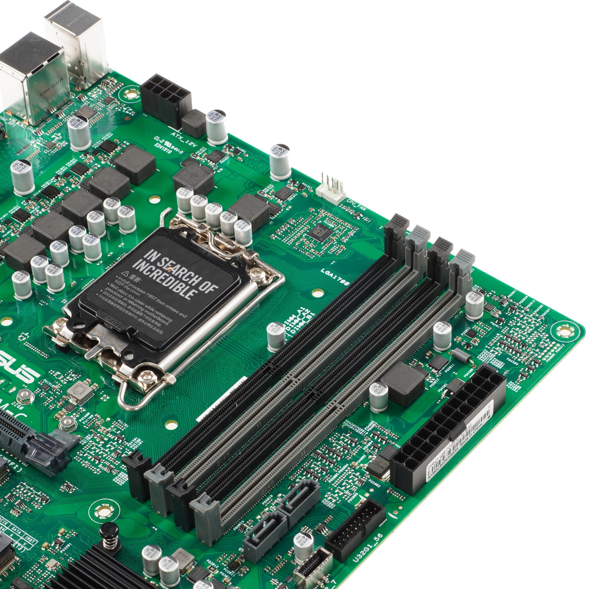 Материнская плата ASUS Pro Q670M-C-CSM, LGA 1700, Intel Q670, 4xDDR5, 6xSATA, 2xM.2, 1xPCIe 4.0 x16,