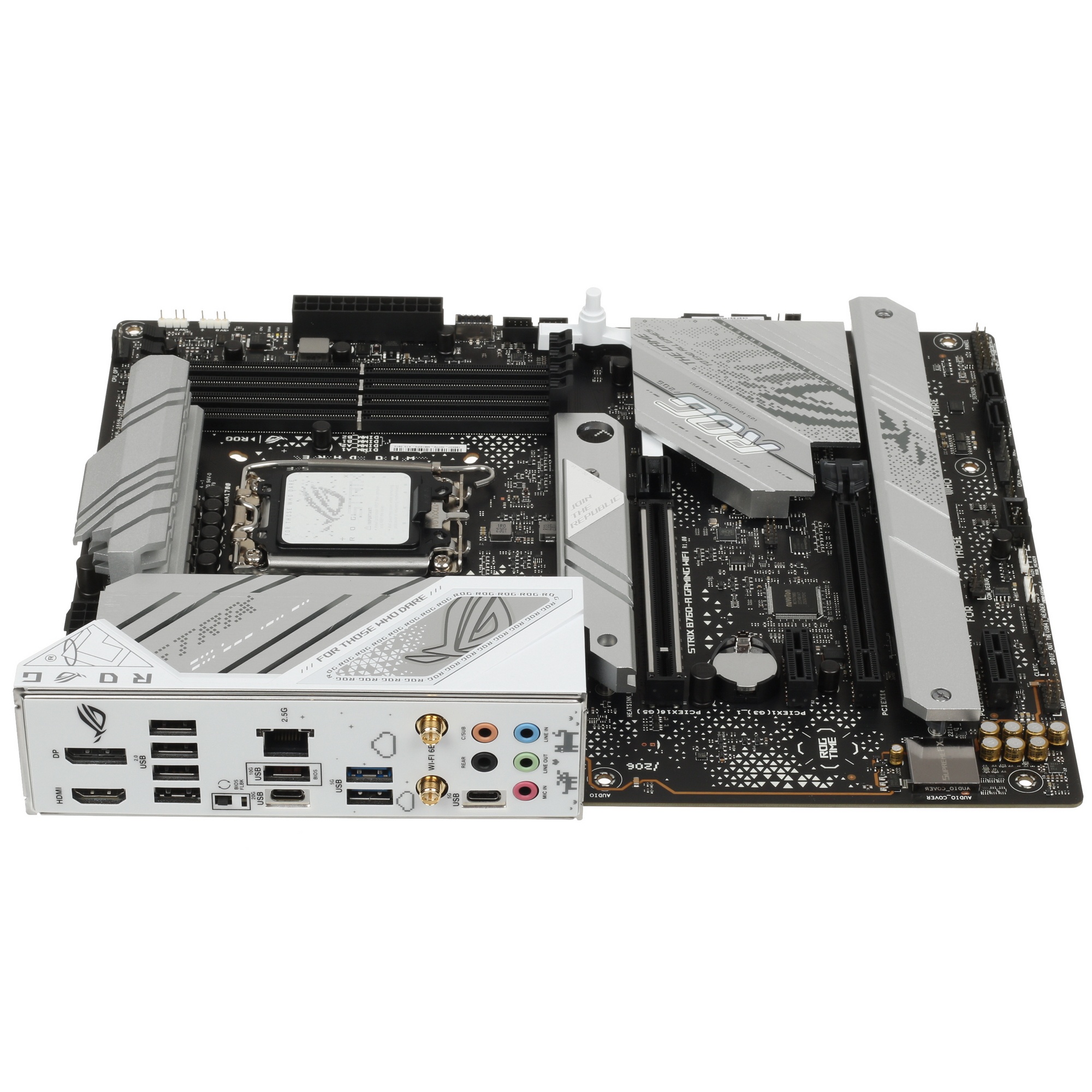 Материнская плата ASUS ROG STRIX B760-A GAMING WIFI, LGA 1700, Intel B760, 4xDDR5, 4xSATA, 3xM.2, 1x