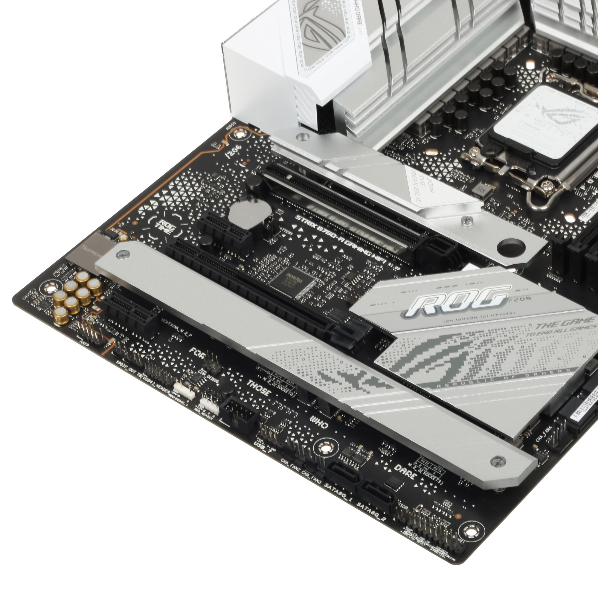 Материнская плата ASUS ROG STRIX B760-A GAMING WIFI, LGA 1700, Intel B760, 4xDDR5, 4xSATA, 3xM.2, 1x