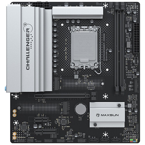 Материнская плата MAXSUN MS-Challenger Z890M, LGA1851, Z890, 2*DDR5, 3*SATA3, 2*M.2, USB 3.2, USB 2.