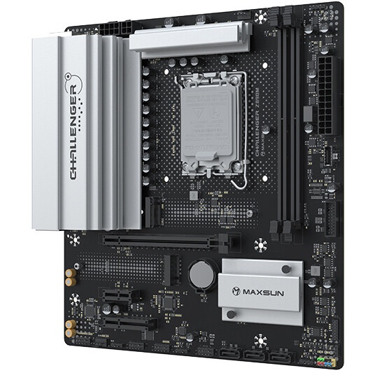 Материнская плата MAXSUN MS-Challenger Z890M, LGA1851, Z890, 2*DDR5, 3*SATA3, 2*M.2, USB 3.2, USB 2.