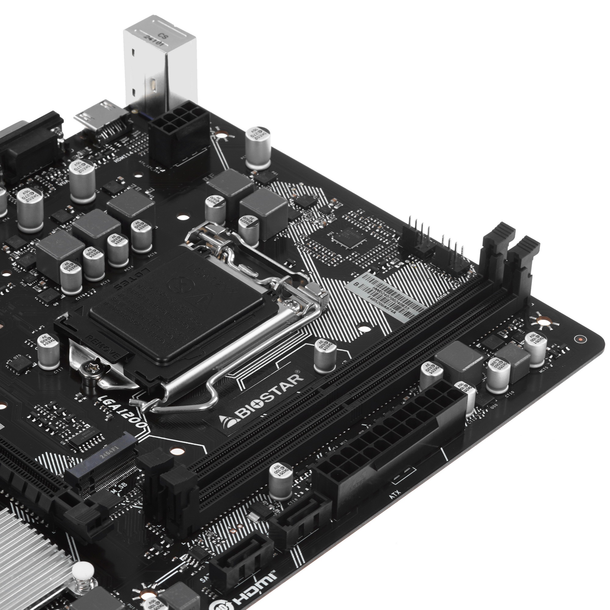 Материнская плата Biostar H510MHP 4.0, LGA 1200, Intel H470, 2xDDR4, 4xSATA, 1xM.2, 1xPCI-E 3.0 x16,