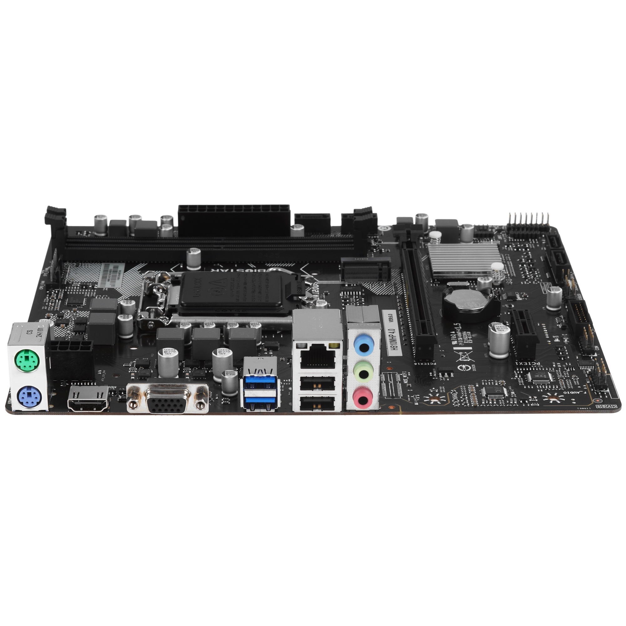 Материнская плата Biostar H510MHP 4.0, LGA 1200, Intel H470, 2xDDR4, 4xSATA, 1xM.2, 1xPCI-E 3.0 x16,