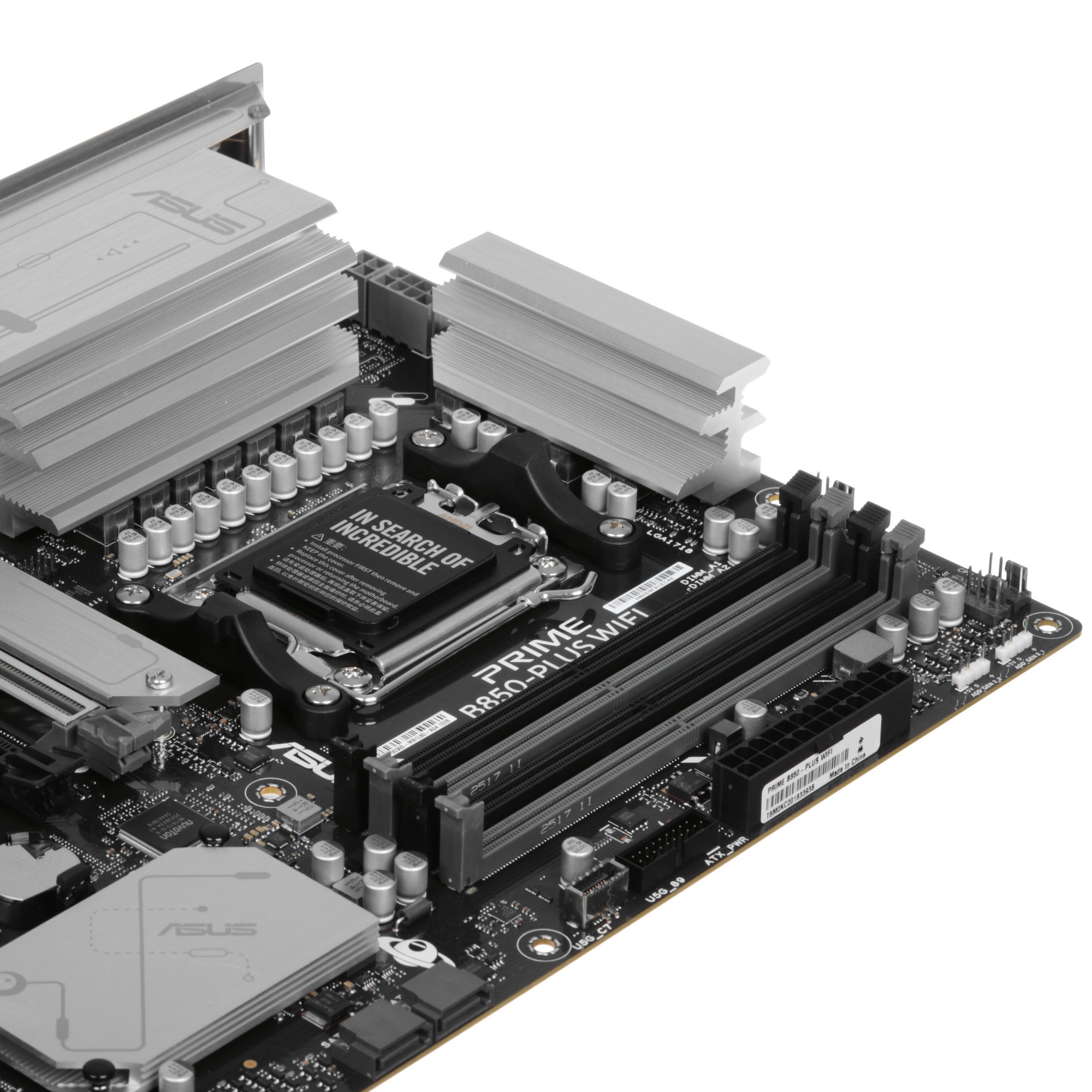 Материнская плата ASUS PRIME B850-PLUS WIFI AM5 AMD B850 4xDDR5 ATX AC`97 8ch(7.1) 2.5Gg RAID+HDMI+D