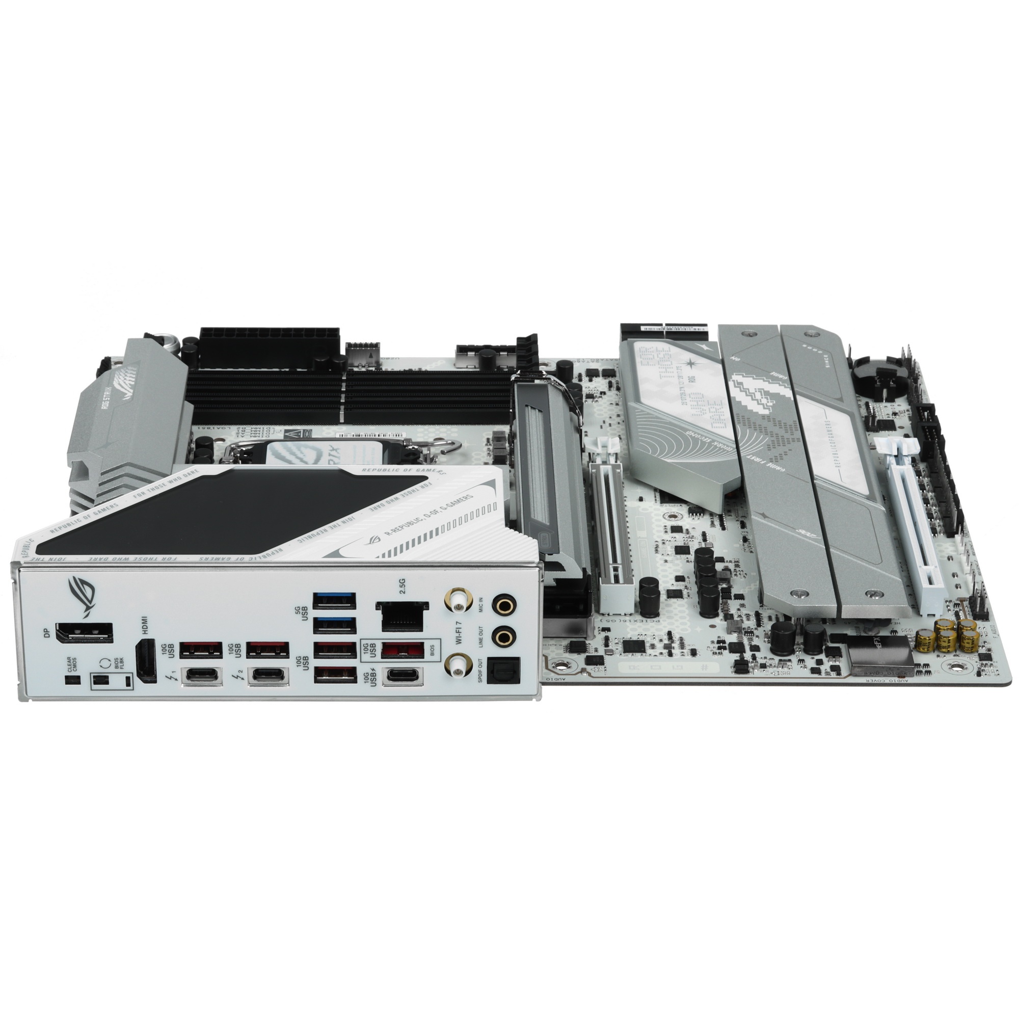 Материнская плата ASUS ROG STRIX Z890-A GAMING WIFI, LGA 1851, Intel Z890, 4xDDR5, 4xSATA, 5xM.2, 1x