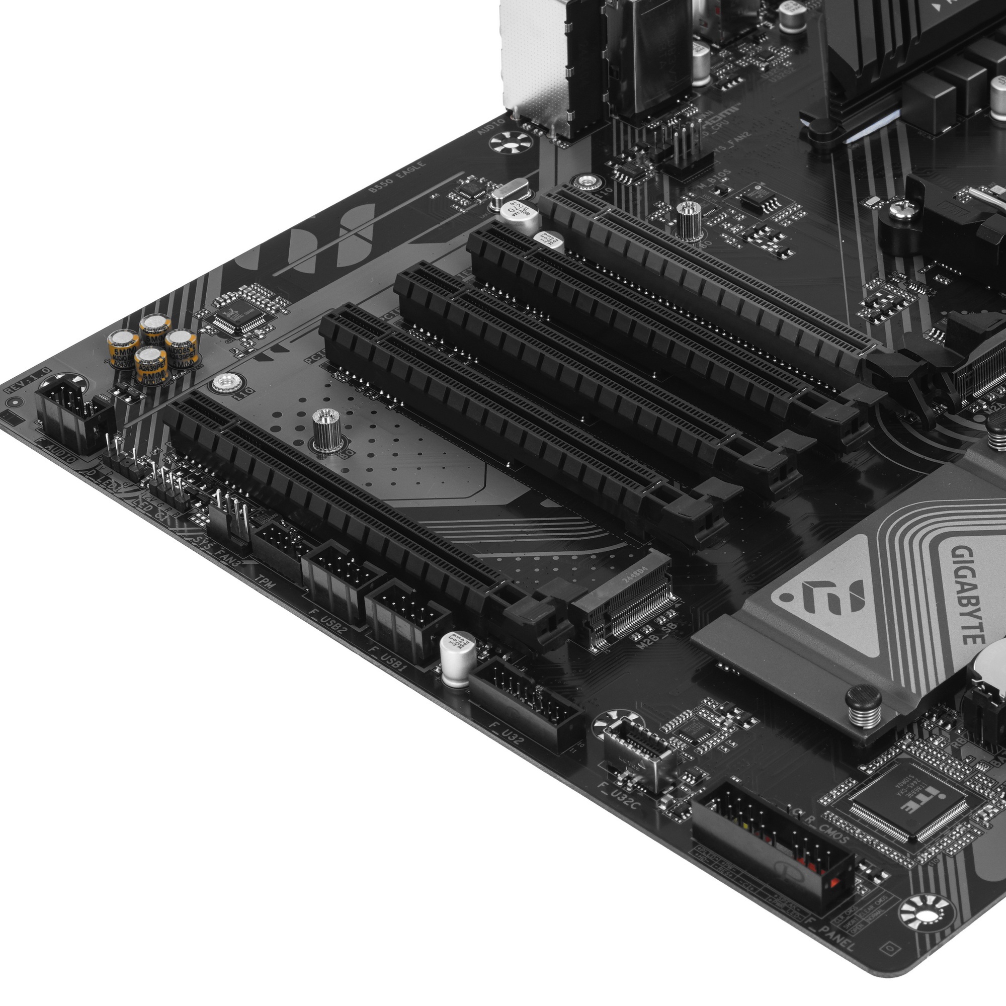 Материнская плата Gigabyte B550 EAGLE, AM4, AMD B550, 4xDDR4, 4xSATA, 2xM.2, 1xPCIe 4.0 x16, 4xPCIe