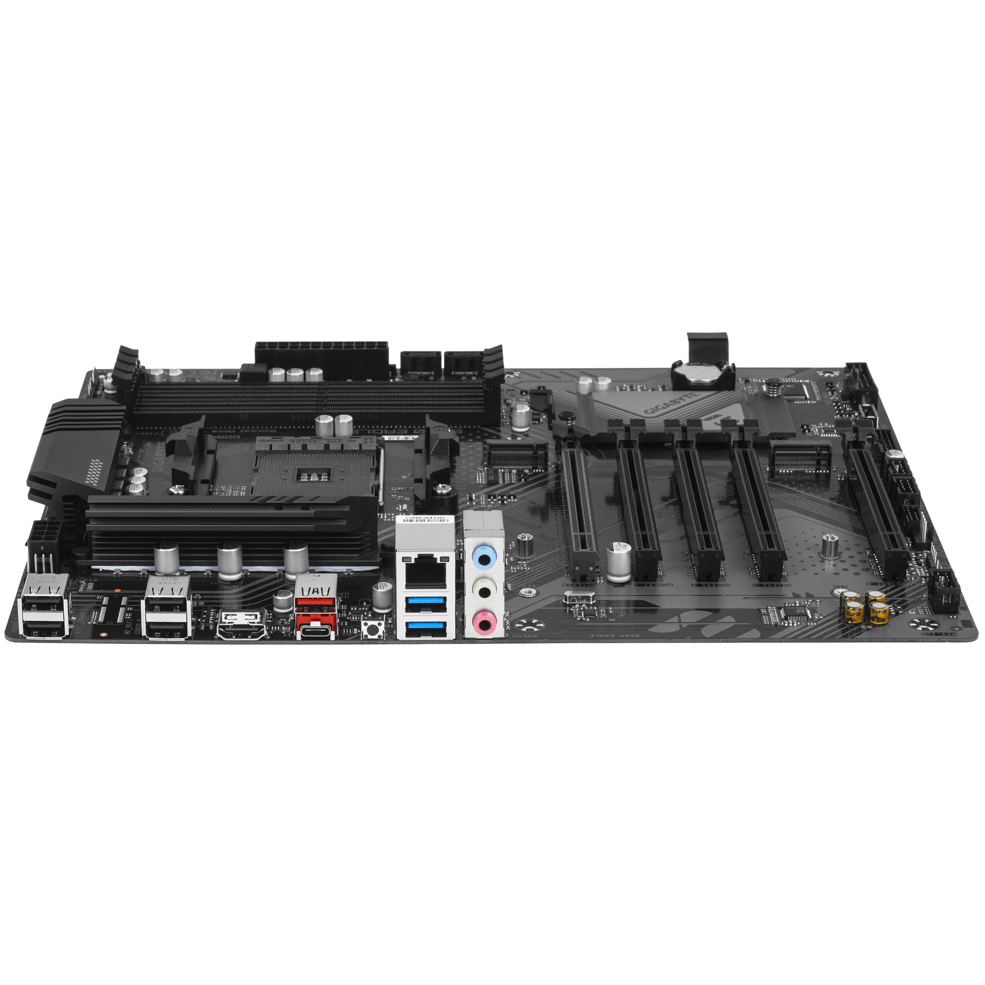 Материнская плата Gigabyte B550 EAGLE, AM4, AMD B550, 4xDDR4, 4xSATA, 2xM.2, 1xPCIe 4.0 x16, 4xPCIe