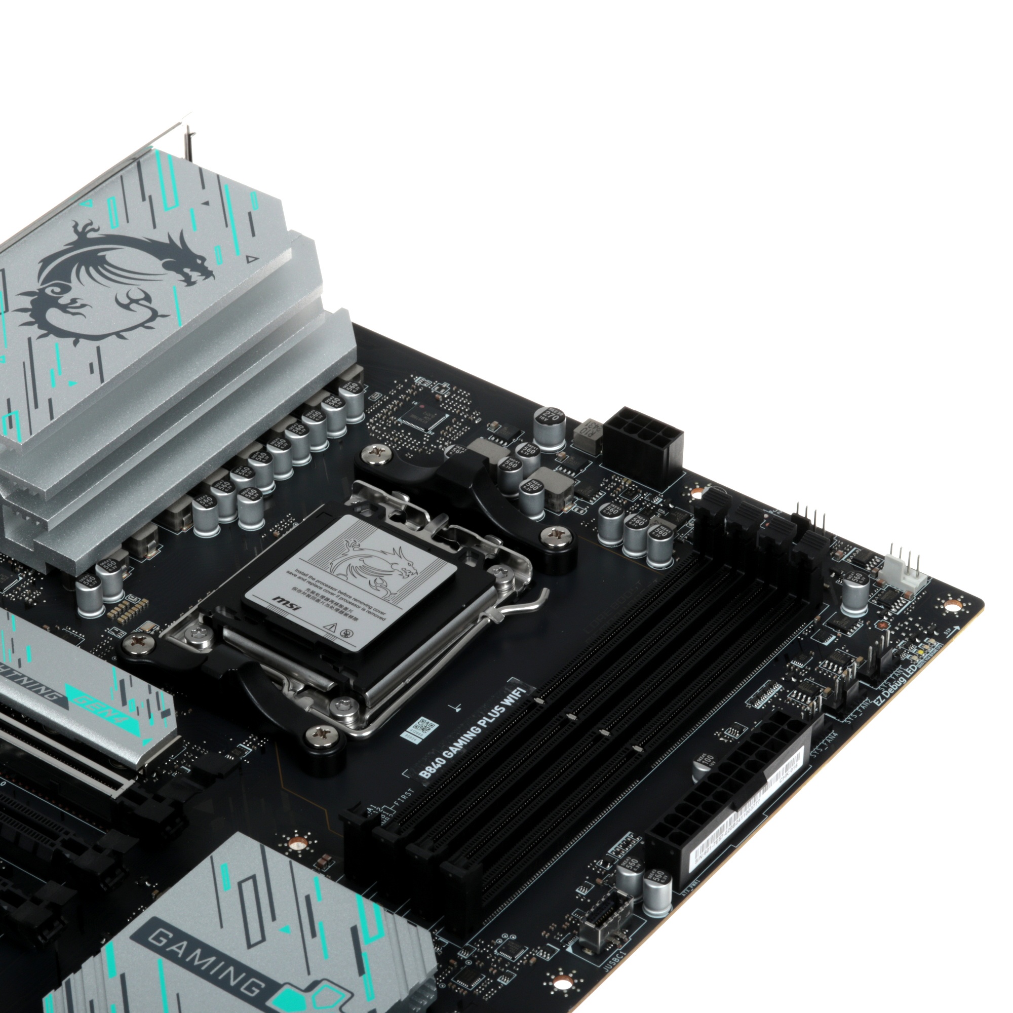 Материнская плата MSI B840 GAMING PLUS, Socket AM5, AMD B840, 4xDDR5, 4xSATA, 2xM.2, 1xPCI-E 4.0 x16