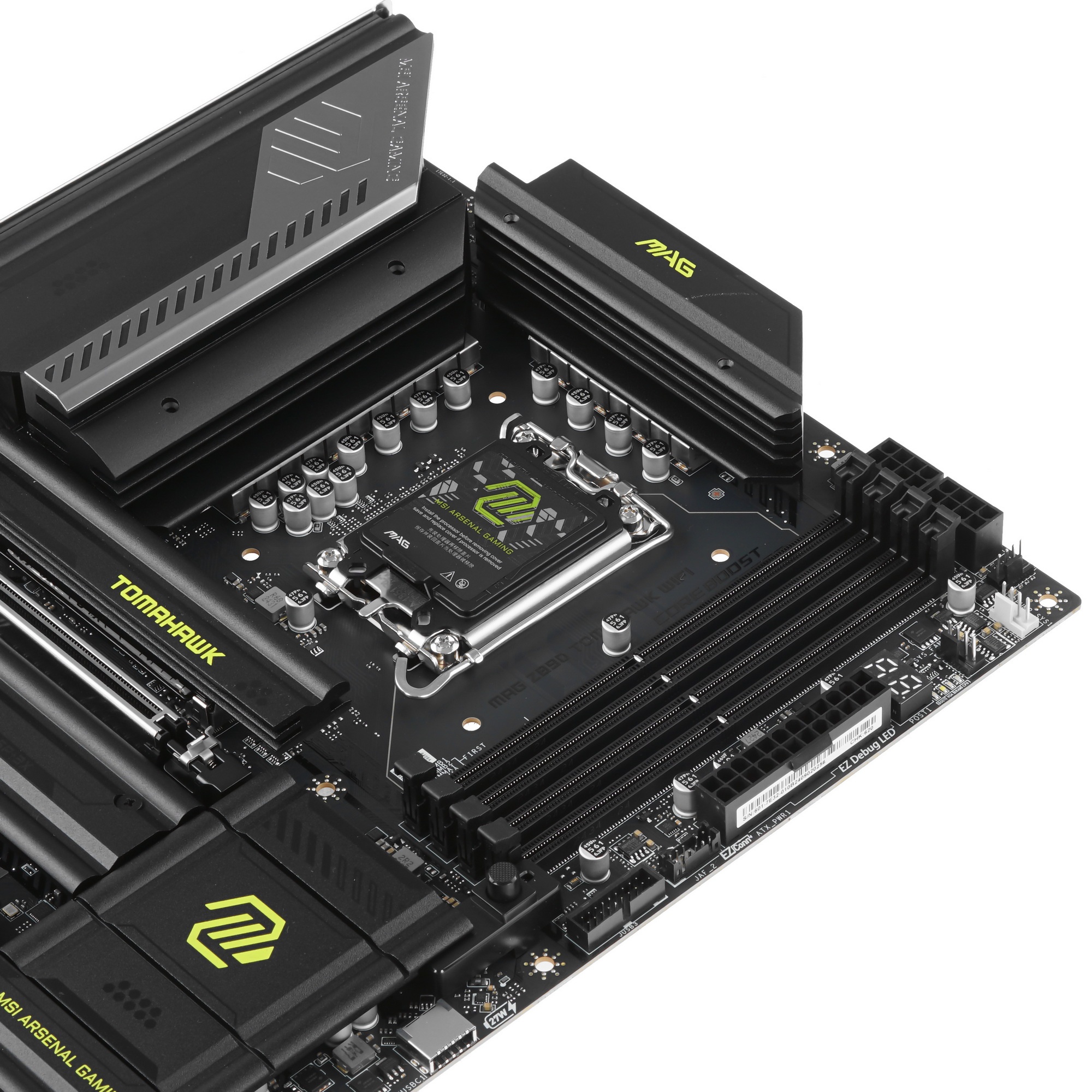 Материнская плата MSI MAG Z890 TOMAHAWK WIFI, LGA 1851, Intel Z890, 4xDDR5, 4xSATA, 4xM.2, 1xPCIe 5.