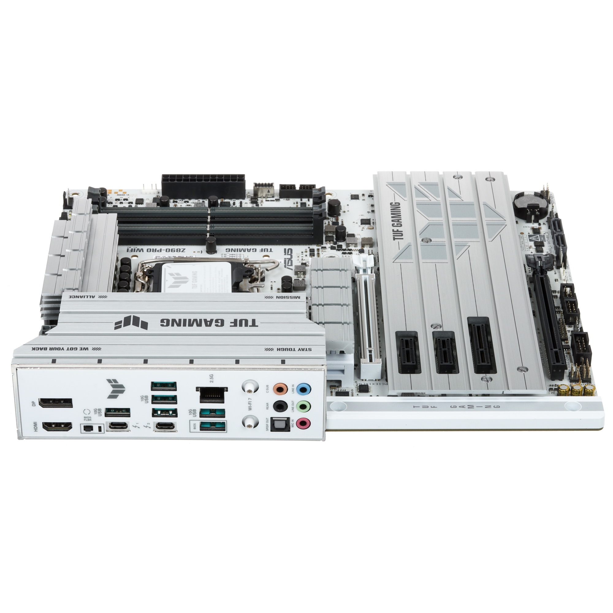 Материнская плата ASUS TUF GAMING Z890-PRO WIFI, LGA 1851, Intel Z890, 4xDDR5, 4xSATA, 4xM.2, 1xPCIe