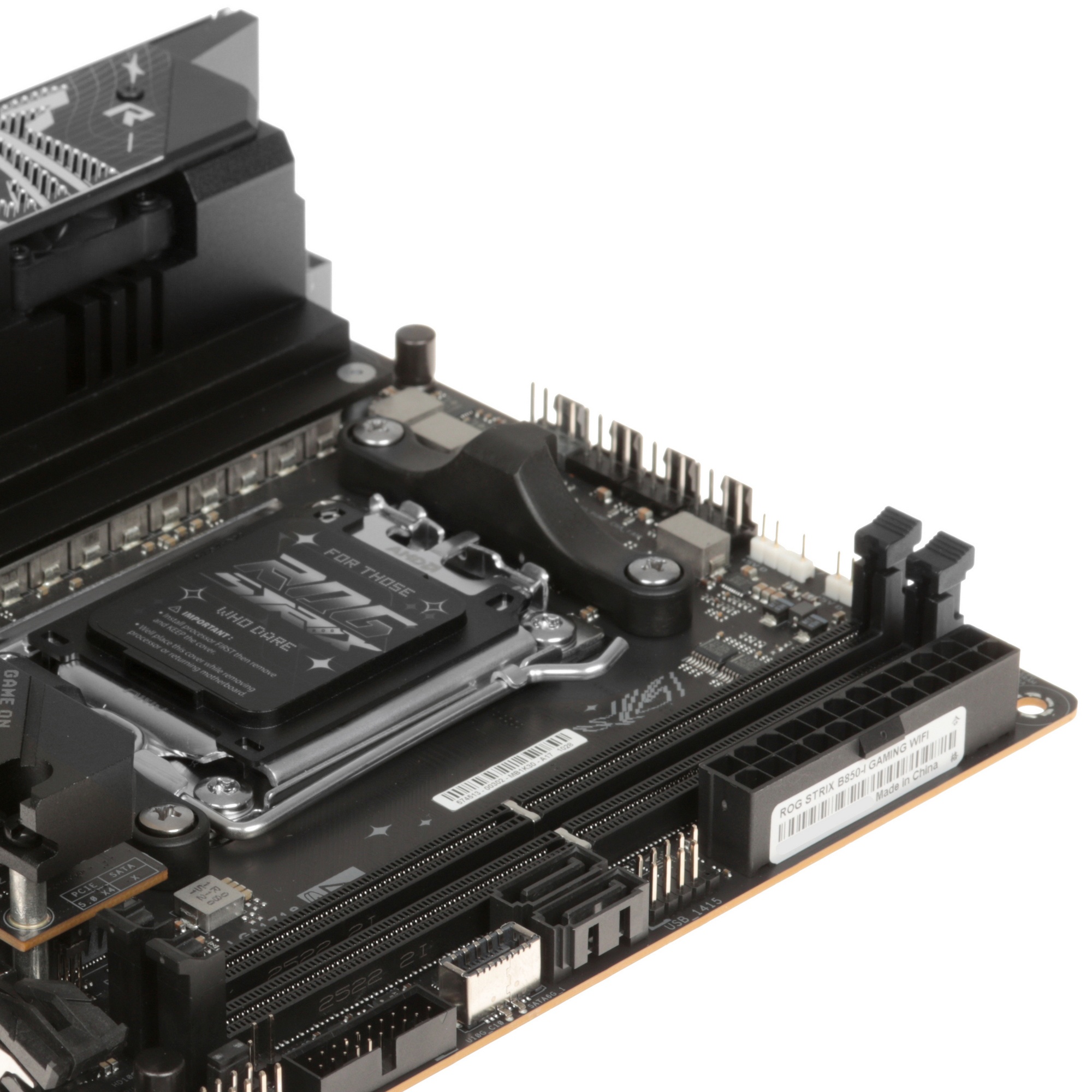 Материнская плата ASUS ROG STRIX B850-I GAMING WIFI, AM5, B650, 2*DDR5, 2*SATA, 2*M.2, 4*USB 3.2, 2*