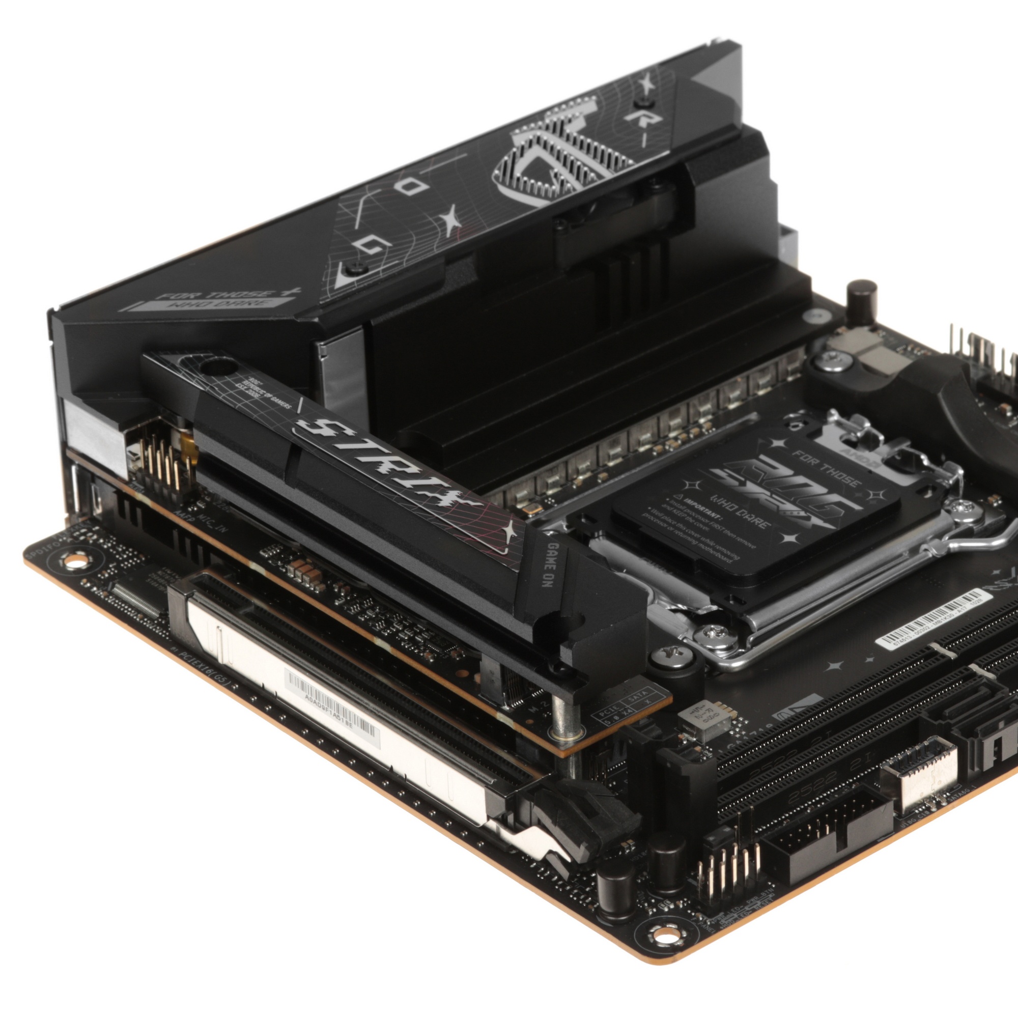 Материнская плата ASUS ROG STRIX B850-I GAMING WIFI, AM5, B650, 2*DDR5, 2*SATA, 2*M.2, 4*USB 3.2, 2*