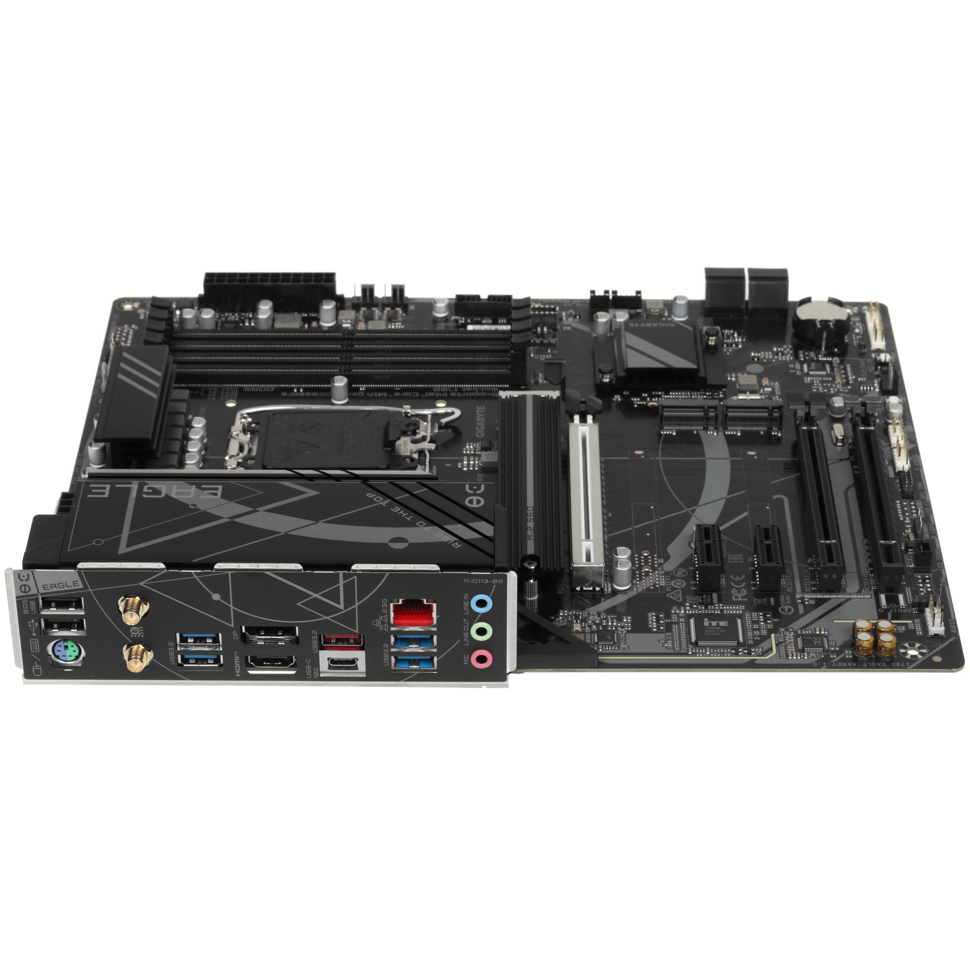 Материнская плата Gigabyte Z790 EAGLE AX, LGA 1700, Intel Z790, 4xDDR5, 4xSATA, 3xM.2, 1xPCIe 3.0 x1