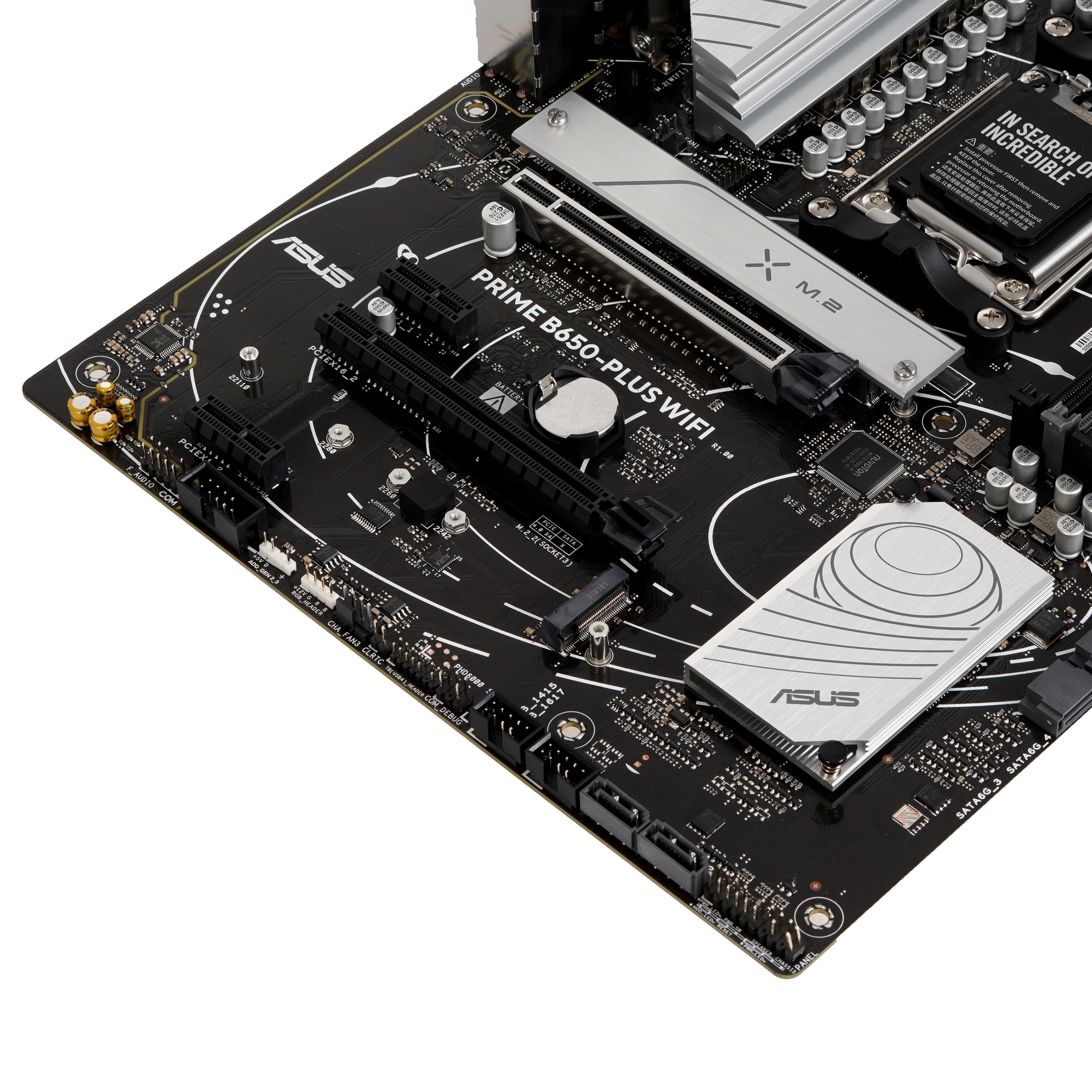 Материнская плата ASUS PRIME B840-PLUS WIFI, AM5, B840, 4*DDR5, 4*SATA, 3*M.2, 3*USB 3.2, 4*USB 2.0,