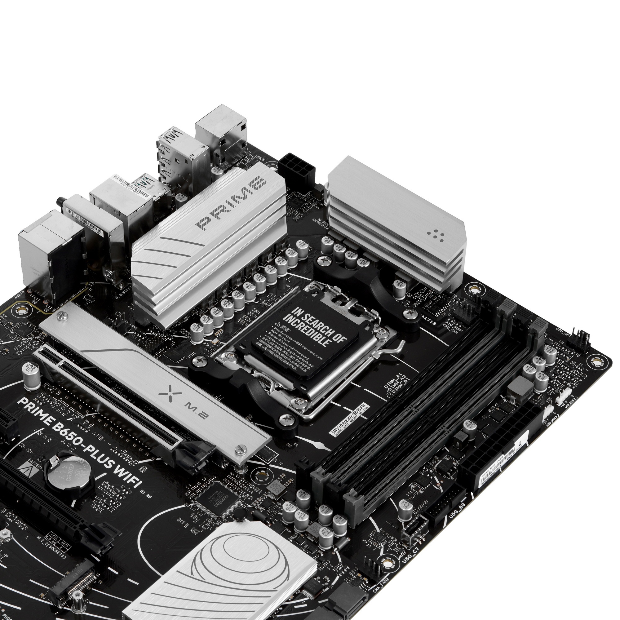 Материнская плата ASUS PRIME B840-PLUS WIFI, AM5, B840, 4*DDR5, 4*SATA, 3*M.2, 3*USB 3.2, 4*USB 2.0,