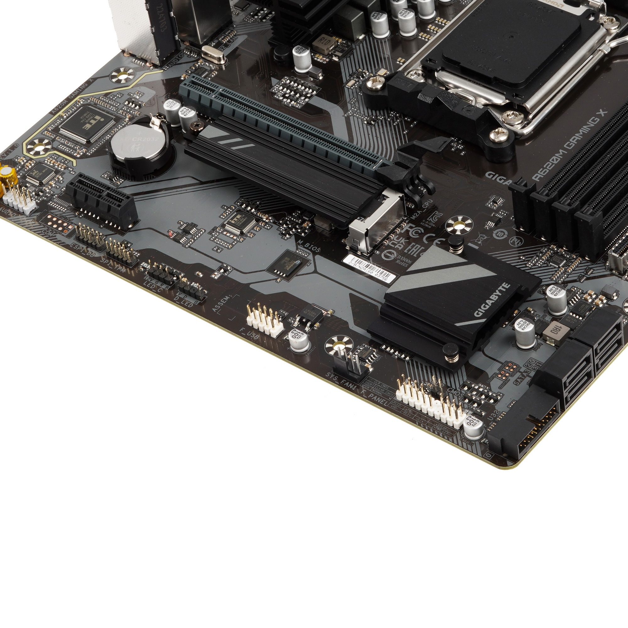 Материнская плата Gigabyte A620M GAMING X, Micro-ATX, AM5, AMD A620, 4xDDR5, 4xSATA, 1xM.2, 1xPCI-E