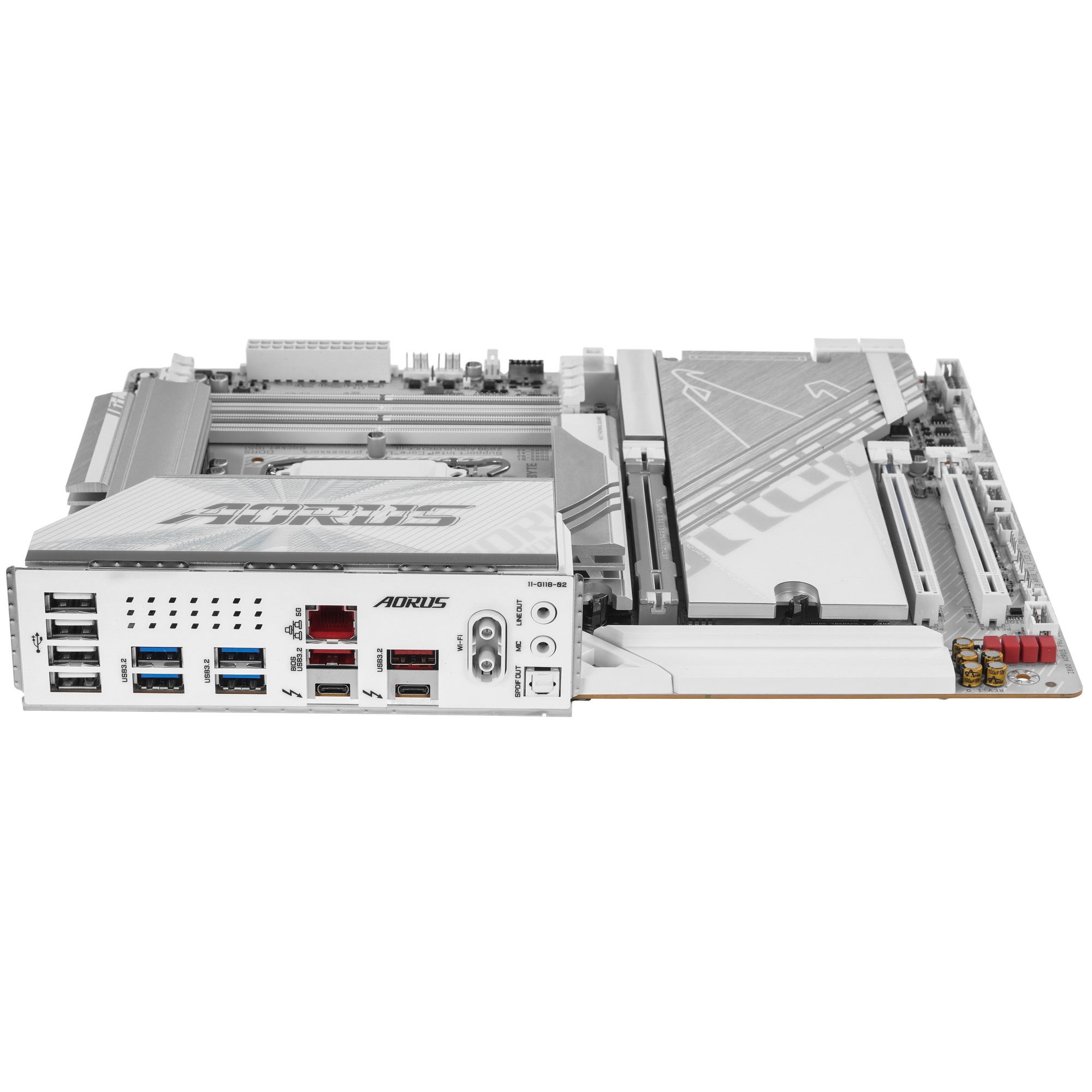 Материнская плата Gigabyte Z890 AORUS PRO ICE, LGA 1851, Intel Z890, 4xDDR5, 4xSATA, 5xM.2, 1xPCIe 5