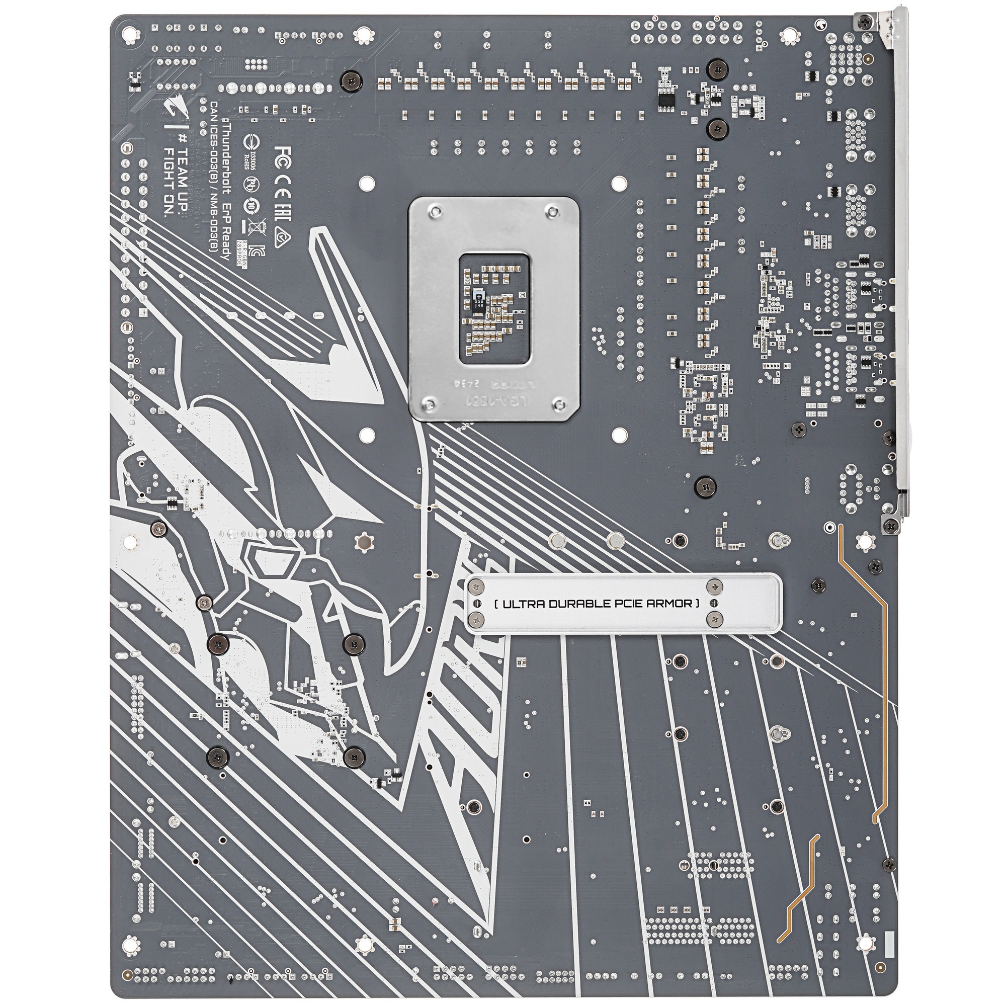 Материнская плата Gigabyte Z890 AORUS PRO ICE, LGA 1851, Intel Z890, 4xDDR5, 4xSATA, 5xM.2, 1xPCIe 5