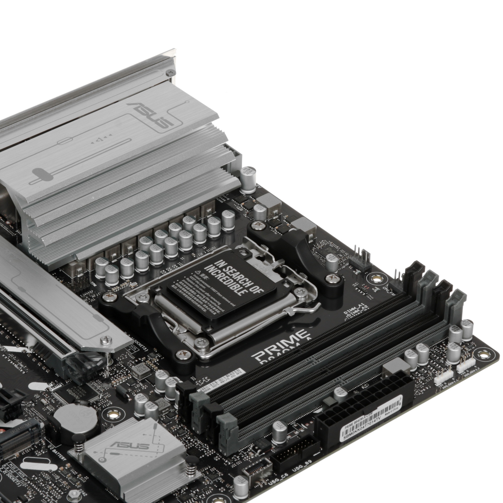 Материнская плата ASUS PRIME B840M-A-CSM, AM5, AMD B840, 4xDDR5, 4xSATA, 3xM.2, 1xPCI-E 4.0 x16, 2xP