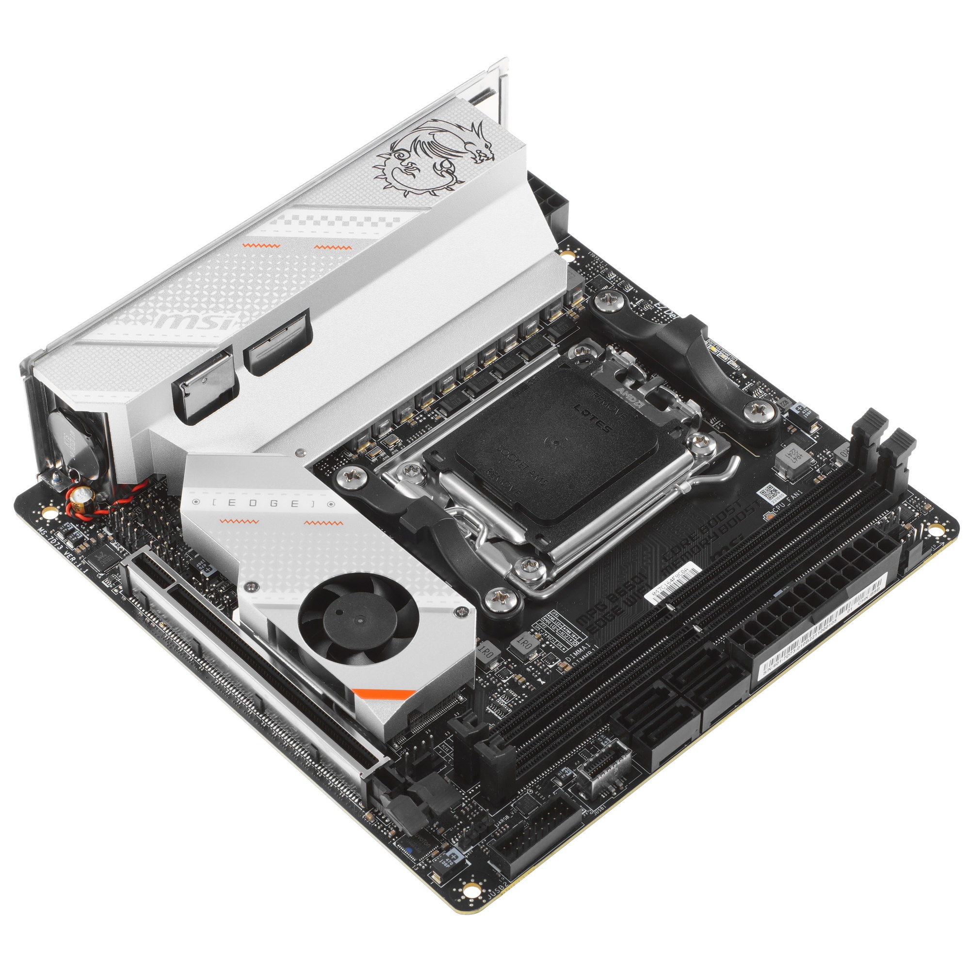 Материнская плата MSI MPG B650I EDGE WIFI, AM5, AMD B650, 2xDDR5, 4xSATA, 2xM.2, 1xPCI-E 4.0 x16, 1x