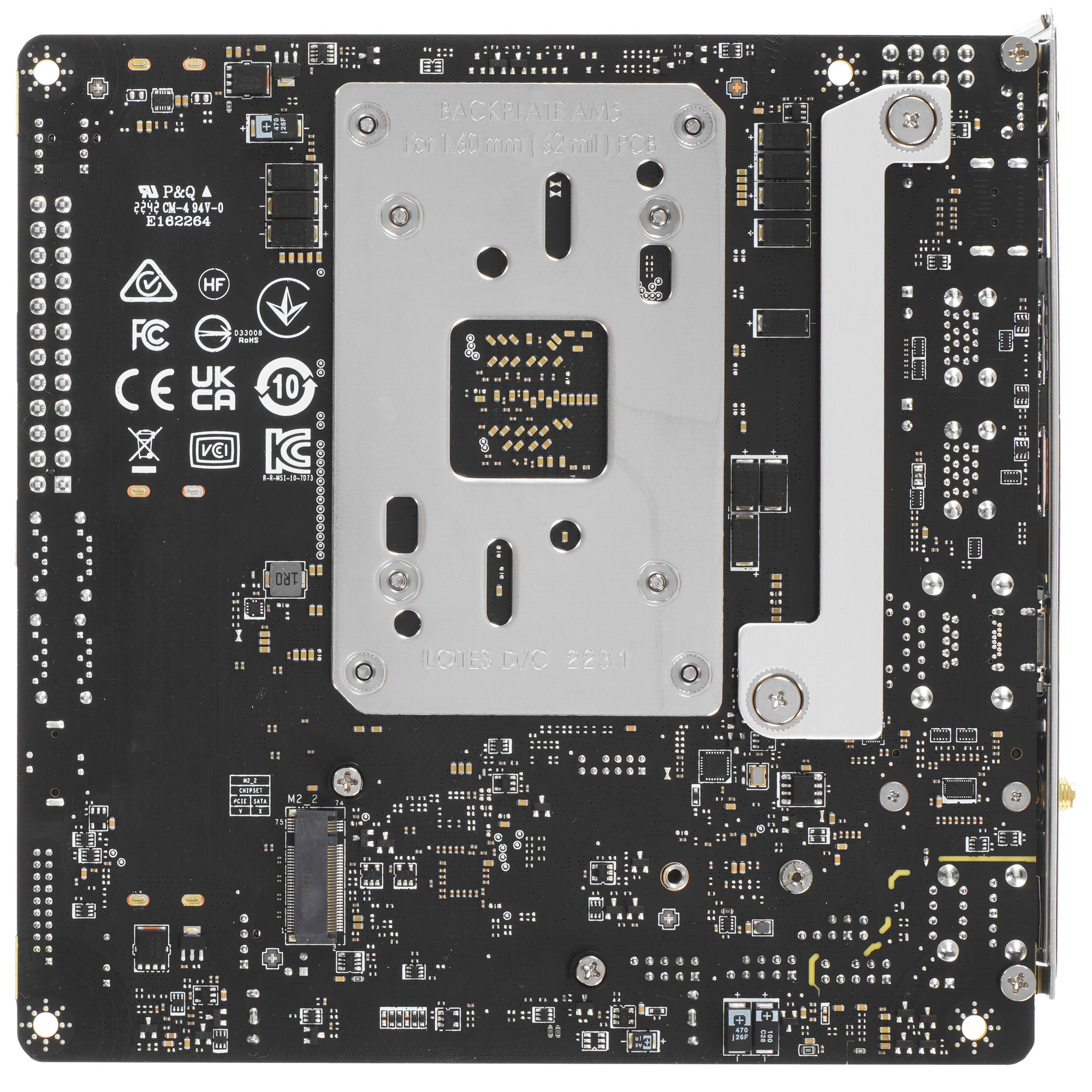 Материнская плата MSI MPG B650I EDGE WIFI, AM5, AMD B650, 2xDDR5, 4xSATA, 2xM.2, 1xPCI-E 4.0 x16, 1x