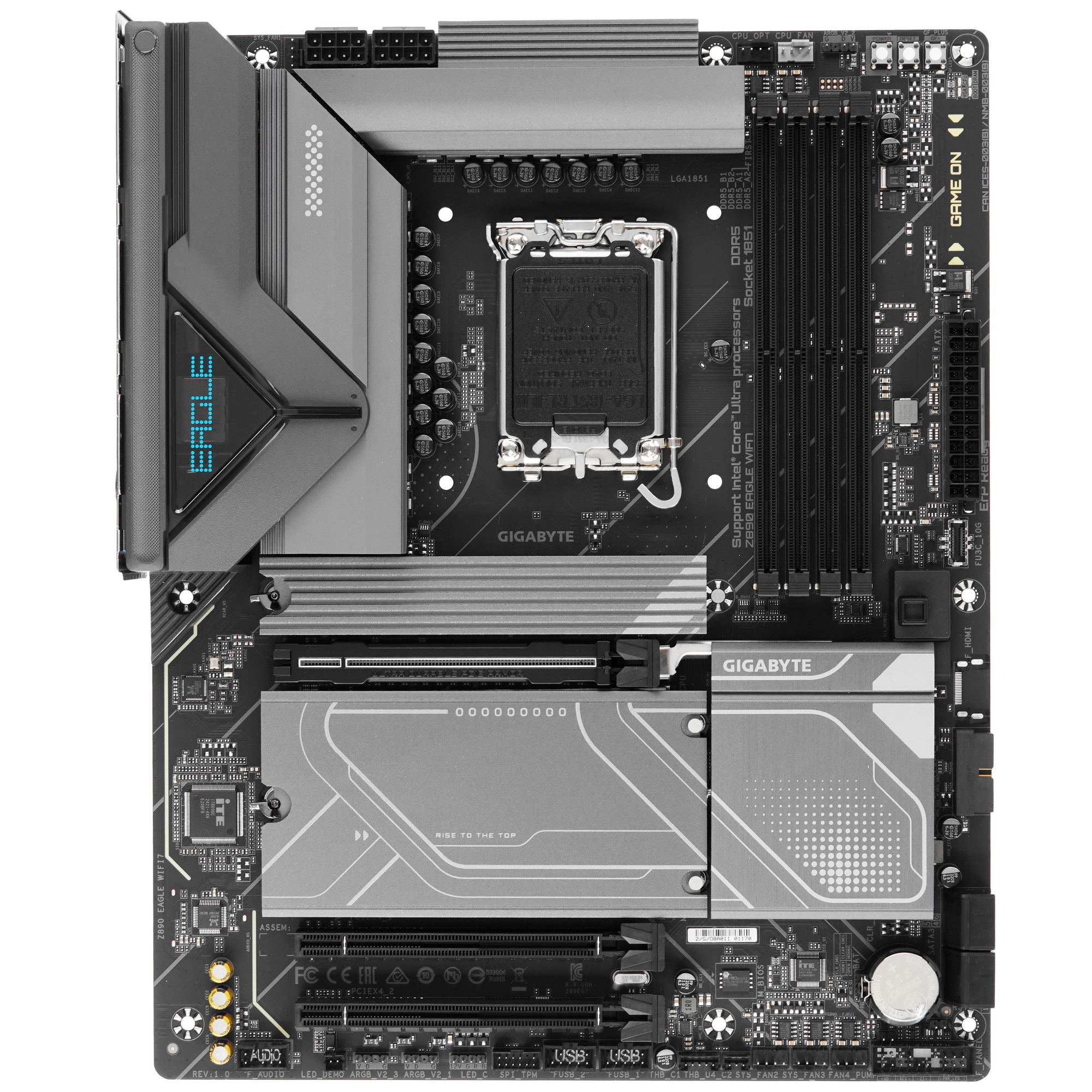 Материнская плата Gigabyte Z890 EAGLE WIFI7, LGA 1851, Intel Z890, 4xDDR5, 4xSATA, 4xM.2, 1xPCIe 5.0