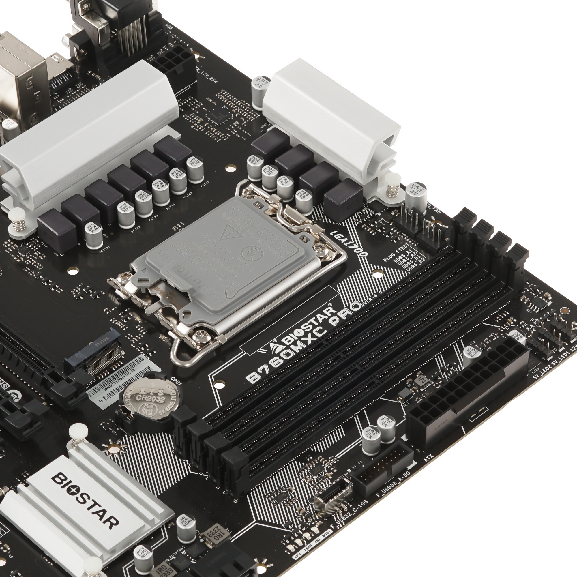 Материнская плата Biostar B760MXC PRO, LGA 1700, Intel B760, 4xDDR4, 8xSATA, 2xM.2, 1xPCIe 4.0 x16,