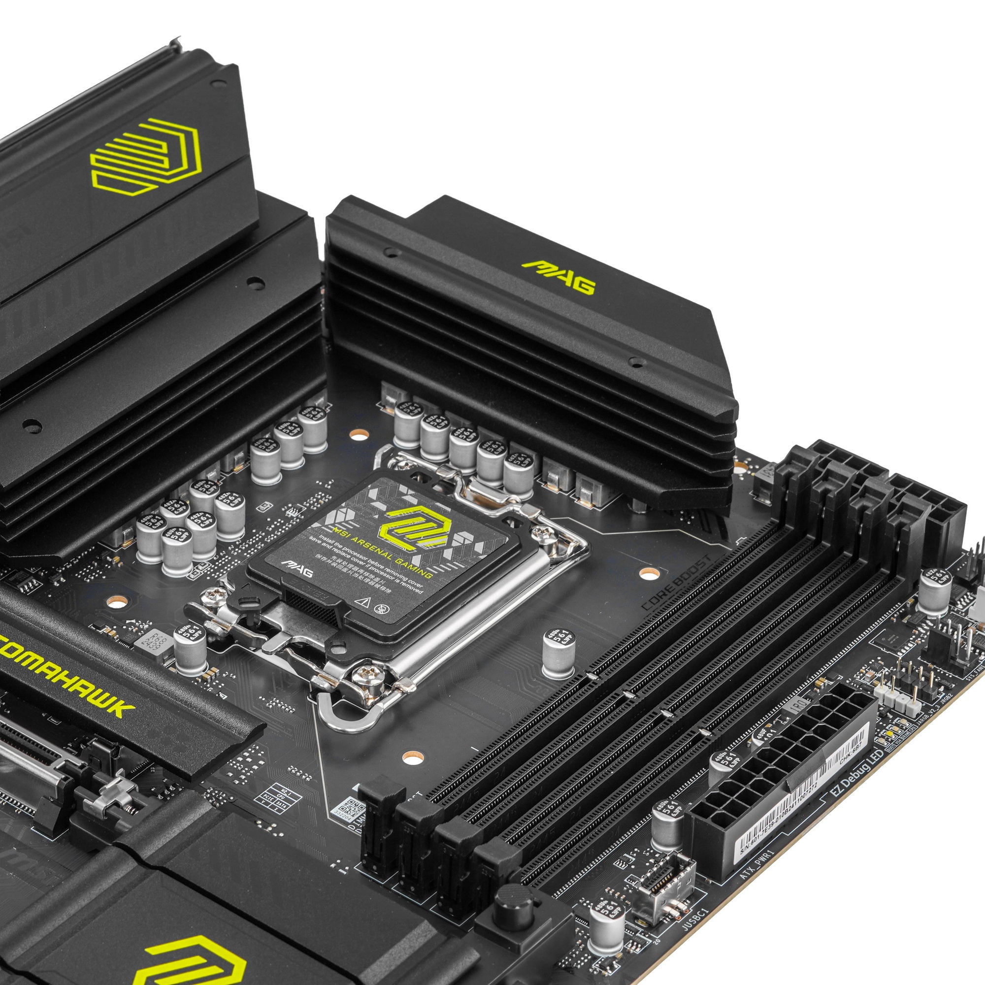 Материнская плата MSI MAG B860 TOMAHAWK WIFI, LGA 1851, Intel B860, 4xDDR5, 4xSATA, 3xM.2, 1xPCIe 4.