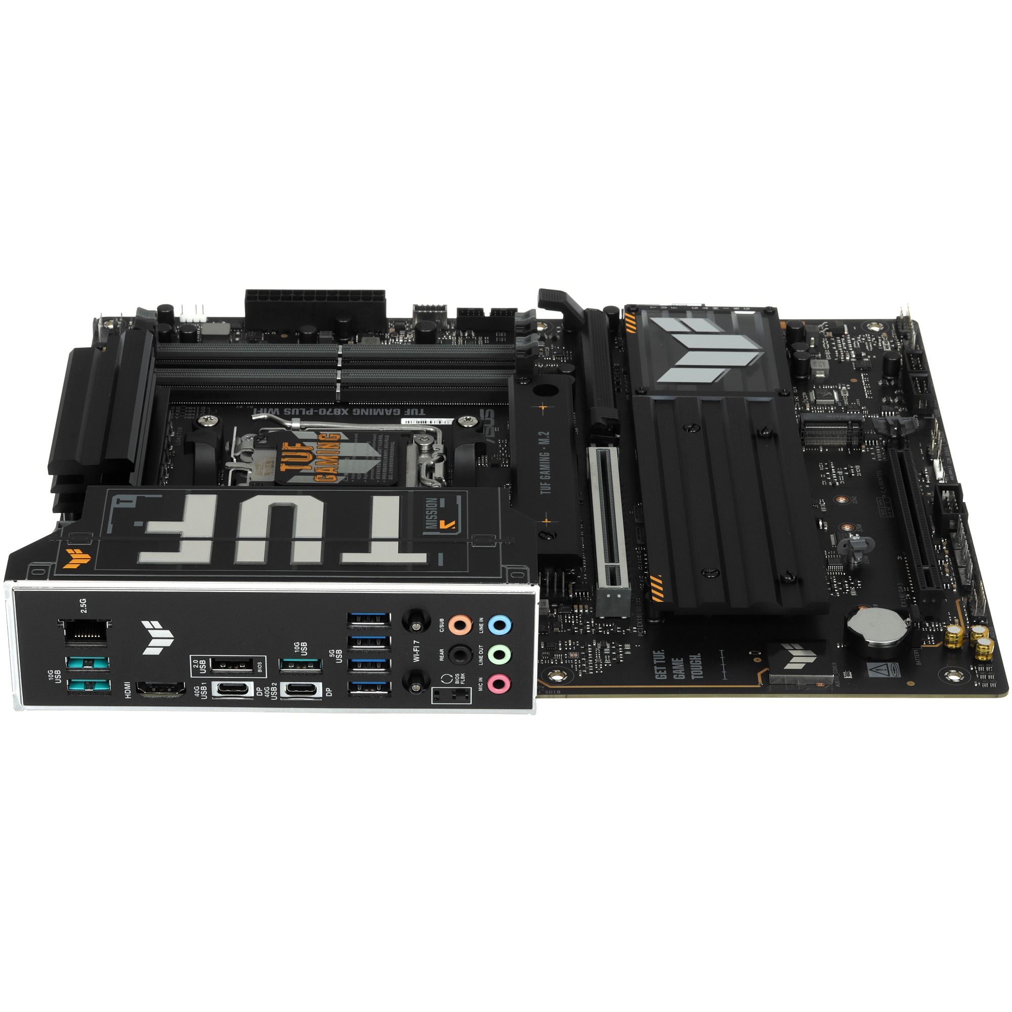 Материнская плата ASUS TUF GAMING X870-PLUS WIFI, AM5, AMD X870, 4xDDR5, 2xSATA, 4xM.2, 1xPCIe 5.0 x