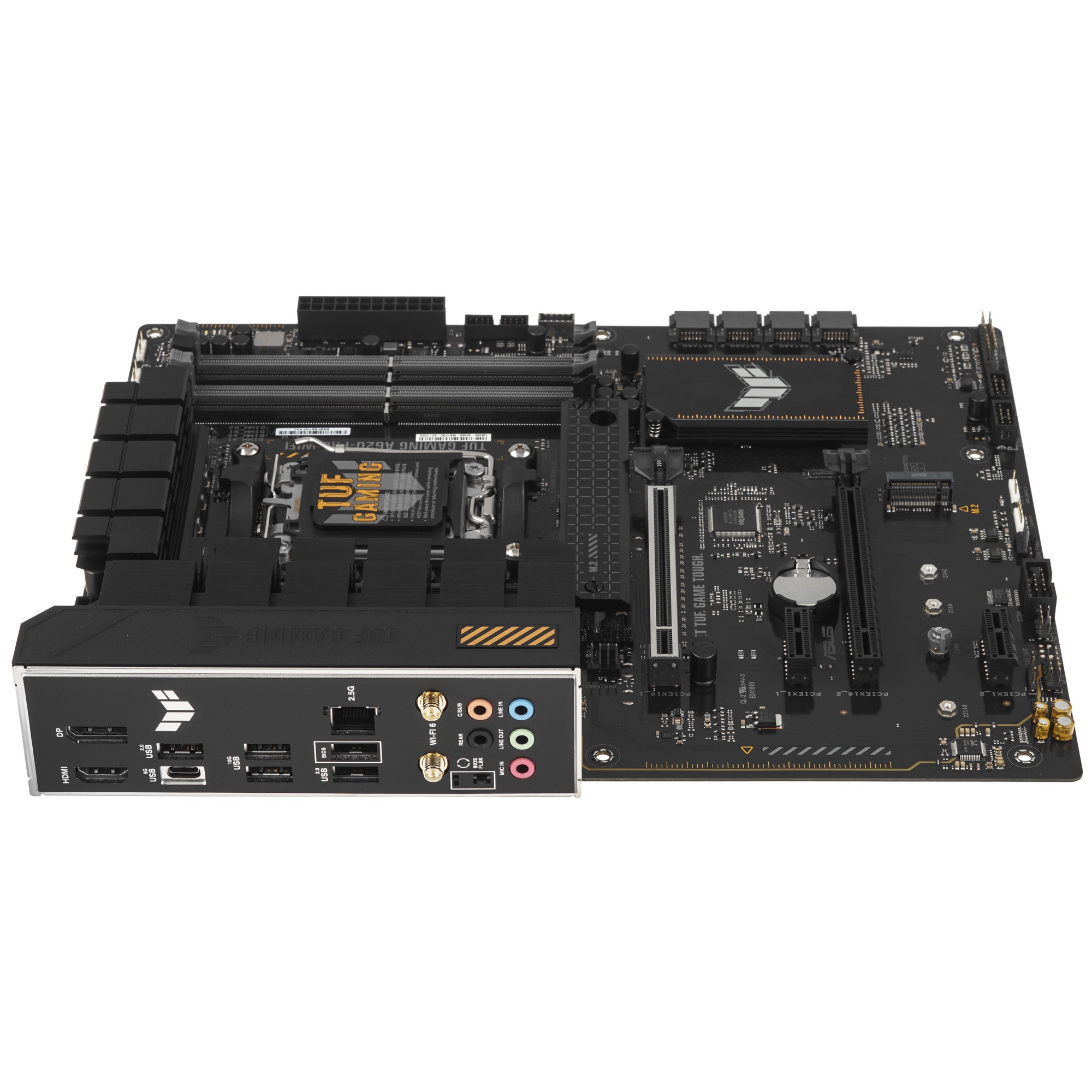 Материнская плата ASUS TUF GAMING A620-PRO WIFI, AM5, AMD A620, 4xDDR5, 4xSATA, 2xM.2, 1xPCI-E 4.0 x