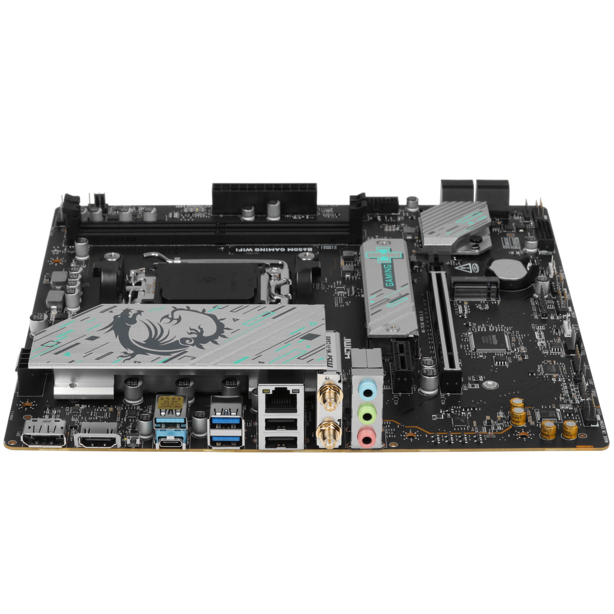 Материнская плата MSI B650M GAMING WIFI SocketAM5 AMD B650 2xDDR5 mATX AC`97 8ch(7.1) 2.5Gg RAID+VGA