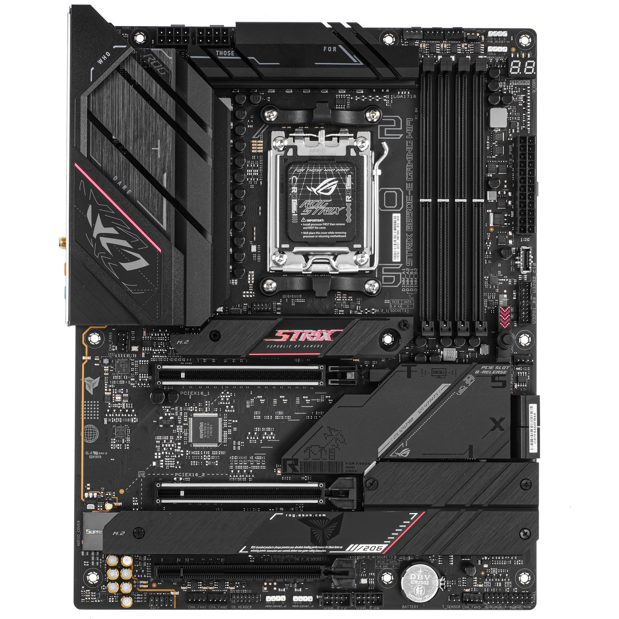 Материнская плата ASUS ROG STRIX B650E-E GAMING WIFI, AM5, AMD B650, 4xDDR5, 4xSATA, 4xM.2, 1xPCI-E
