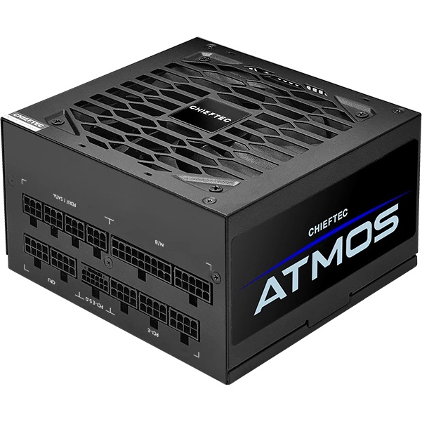 Блок питания, Chieftec, Atmos CPX-750FC, 750Вт, 80 PLUS GOLD, 120мм, черный