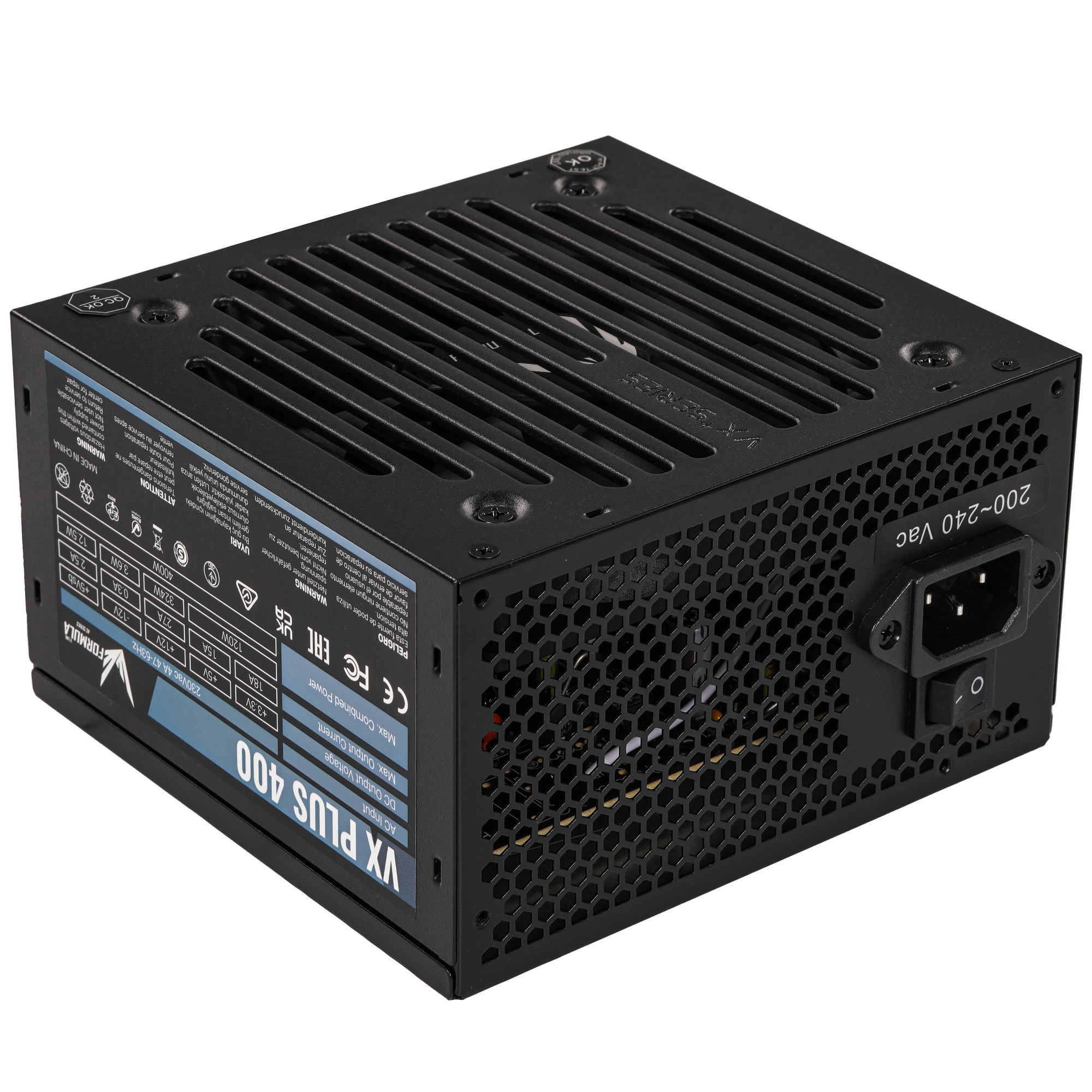 Блок питания Aerocool / Formula VX-400 PLUS, 400Вт, 120мм, черный