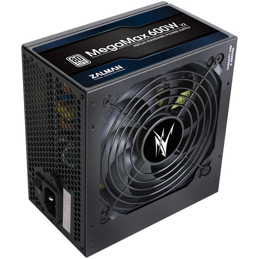 Блок питания Zalman ZM600-TXII V2, 600Вт, 80 PLUS, 120мм, черный