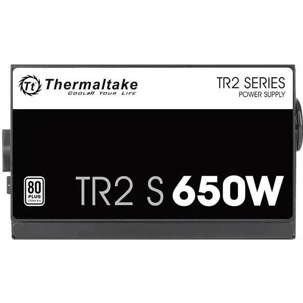 Блок питания Thermaltake ATX 650W TR2 S V2 80 PLUS WHITE (20+4pin) APFC 120mm fan 5xSATA RTL