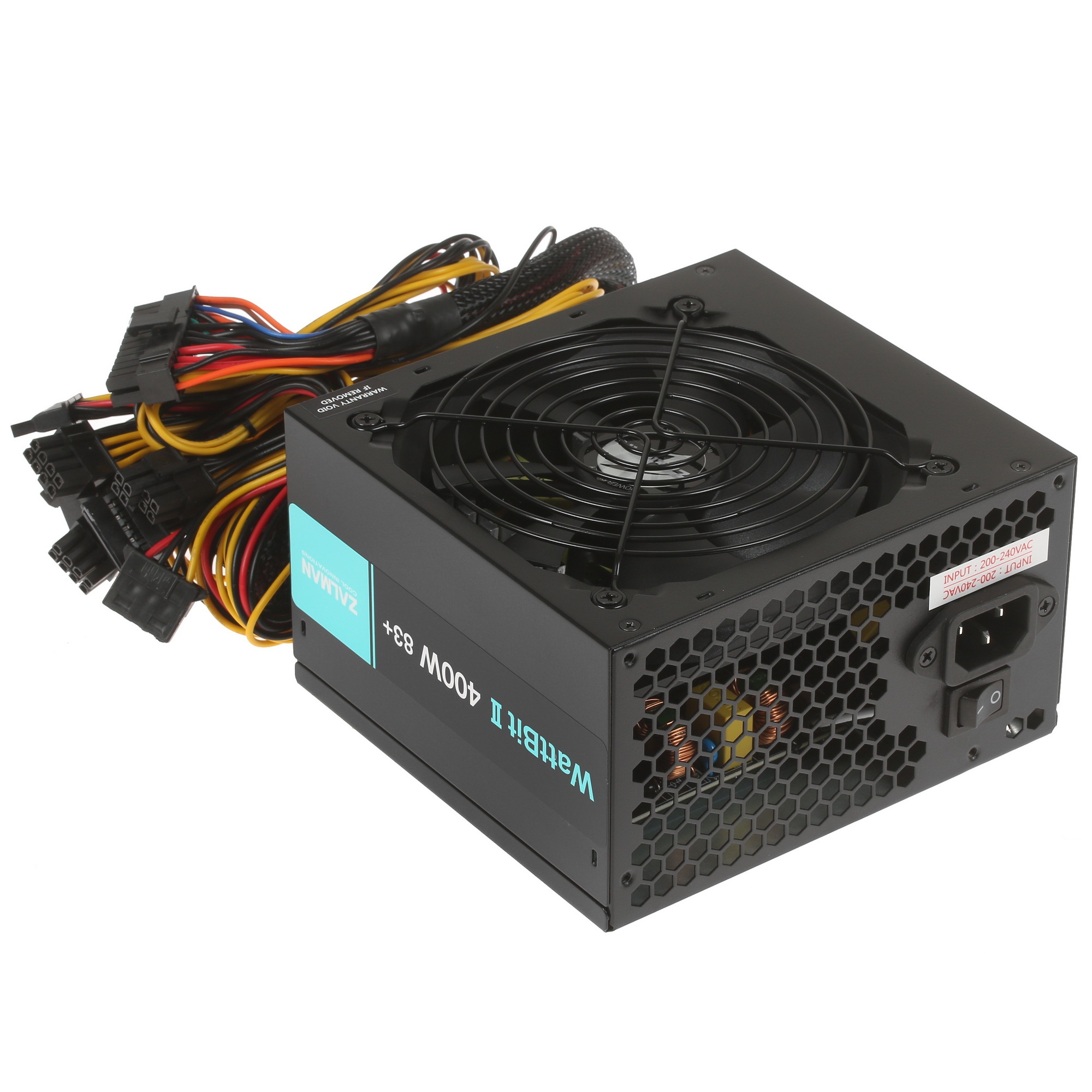 Блок питания Zalman ZM400-XEII, 400Вт, 120мм, черный