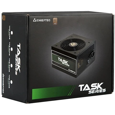Блок питания Chieftec Task TPS-600S, 600Вт, 80 PLUS Bronze, 120мм, черный