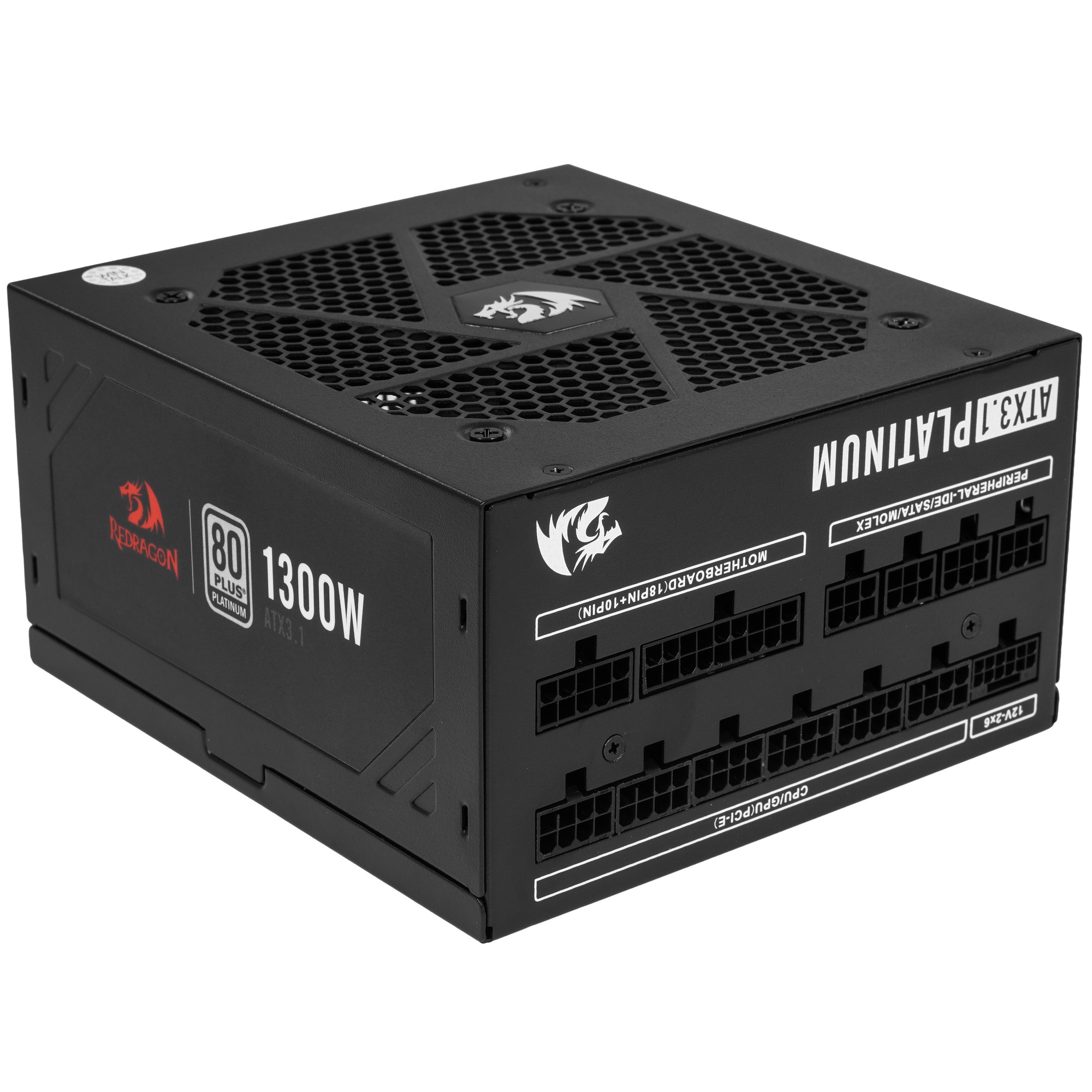 Блок питания для ПК Redragon RGPS-1300W 1300Вт,модульный,80+Plat,черный
