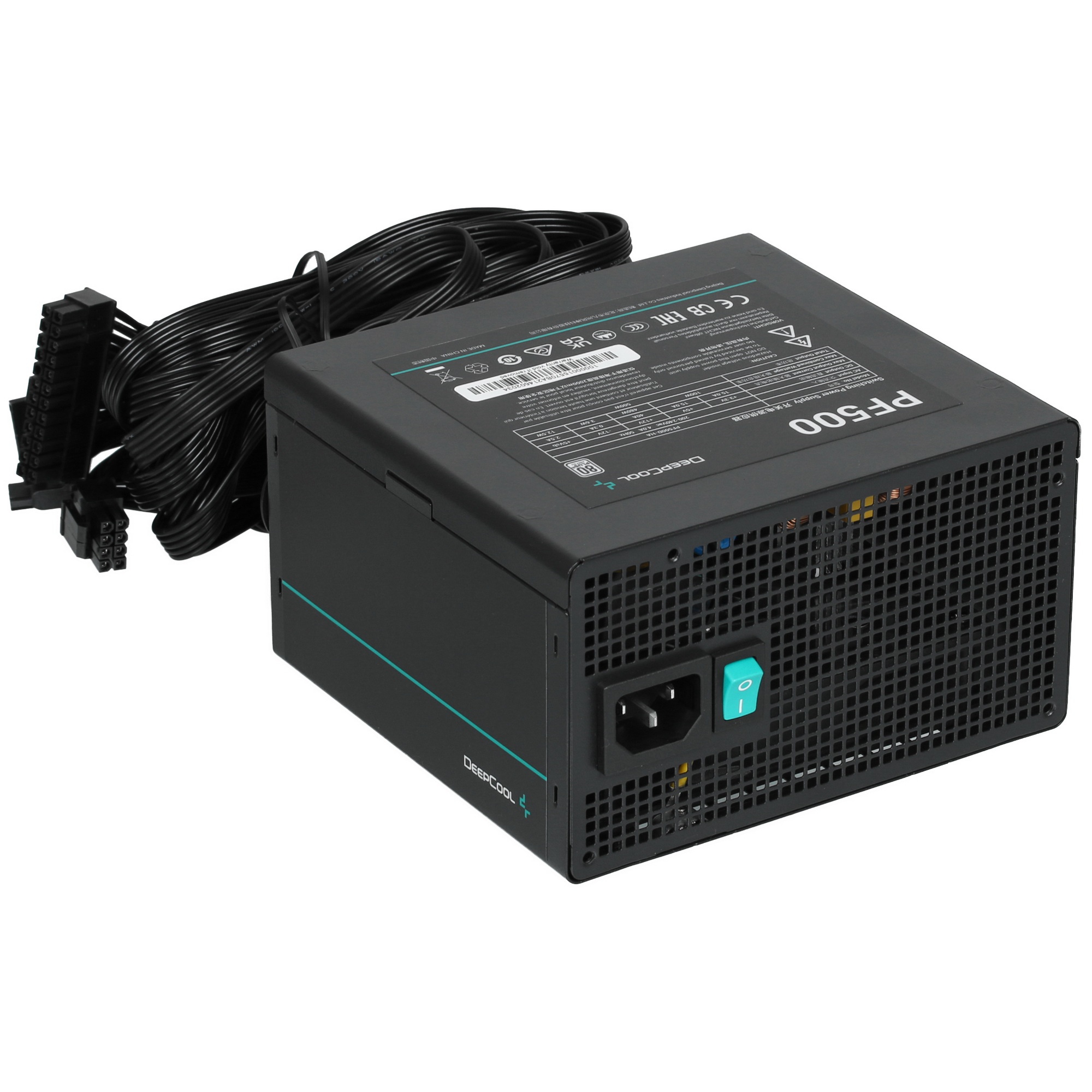 Блок питания Deepcool / GamerStorm  PF500, 500Вт, 80 PLUS, 120мм, черный