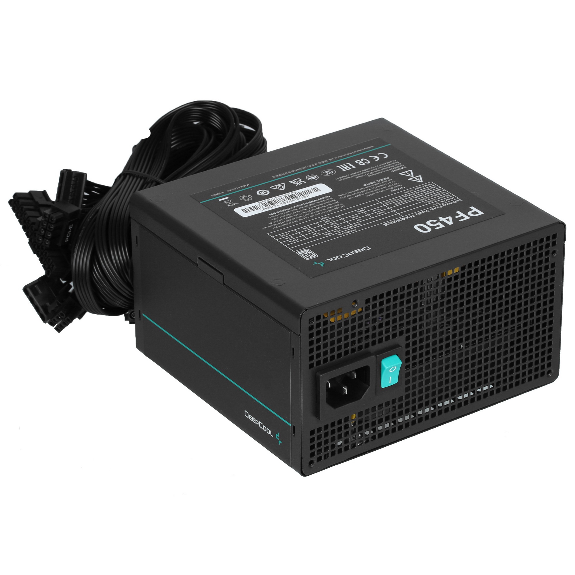 Блок питания Deepcool / GamerStorm  PF450, 450Вт, 80 PLUS, 120мм, черный