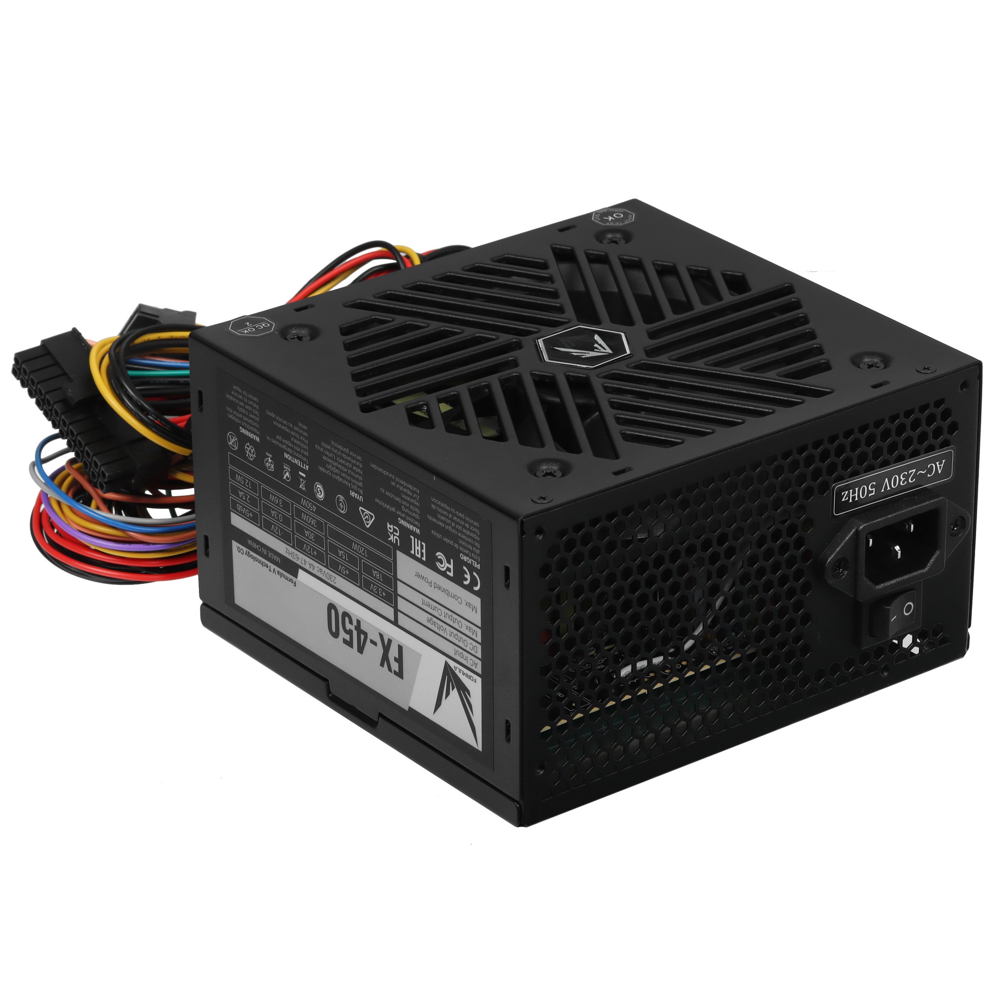 Блок питания Aerocool / Formula FX-450 RTL, 450Вт, 120мм, черный