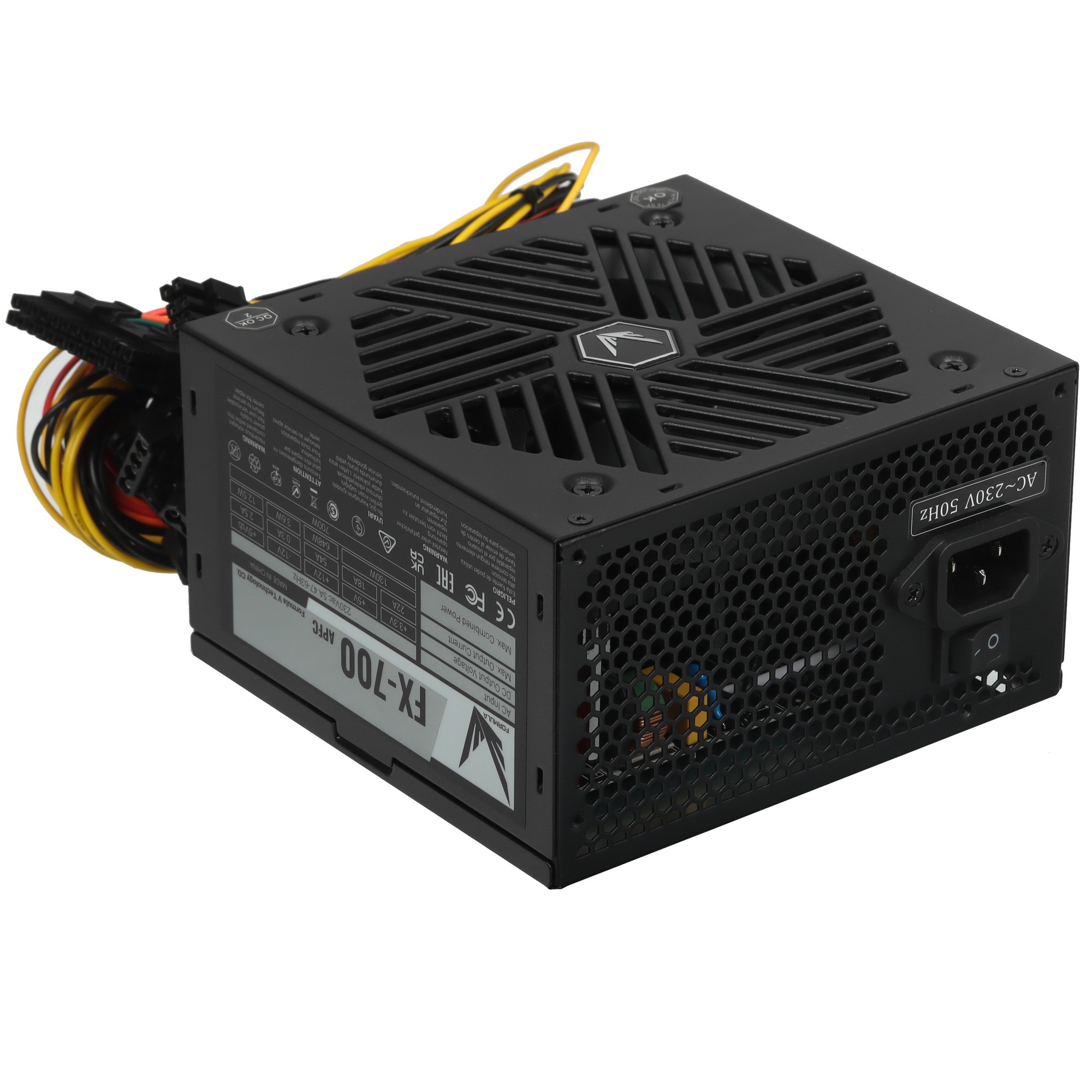 Блок питания Aerocool / Formula ATX 700W FX-700 (24+4+4pin) APFC 120mm fan 7xSATA RTL