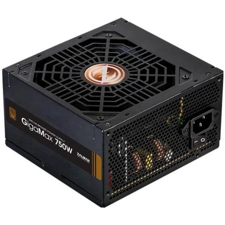 Блок питания Zalman ZM750-GVII, 750Вт, 80 PLUS Bronze, 120мм, черный