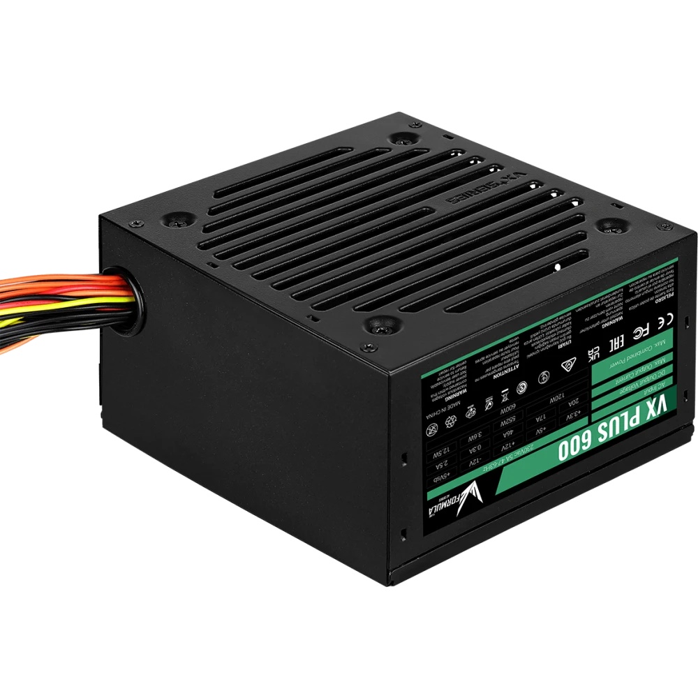 Блок питания Aerocool / Formula VX-600 PLUS, 600Вт 120мм, черный
