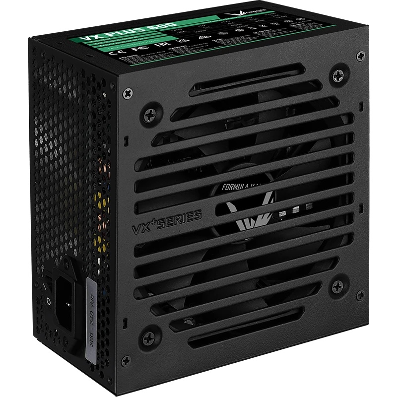 Блок питания Aerocool / Formula VX-600 PLUS, 600Вт 120мм, черный