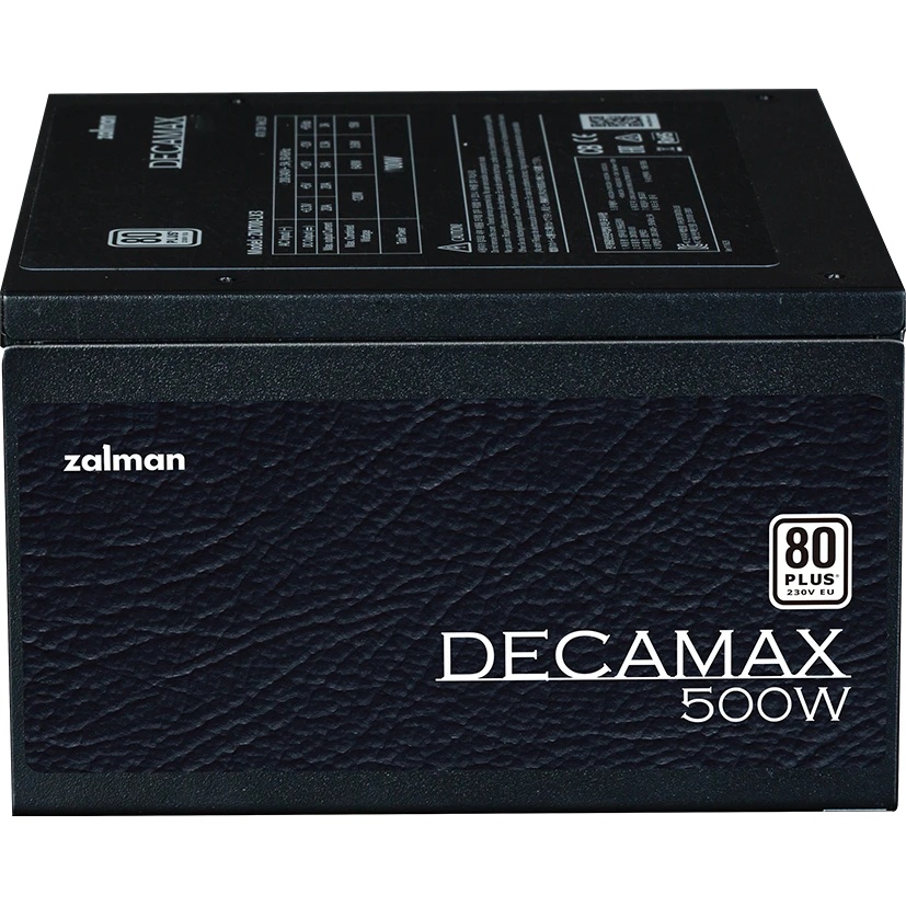 Блок питания Zalman ZM500-LX3, 500Вт, 80 PLUS, 120мм, черный