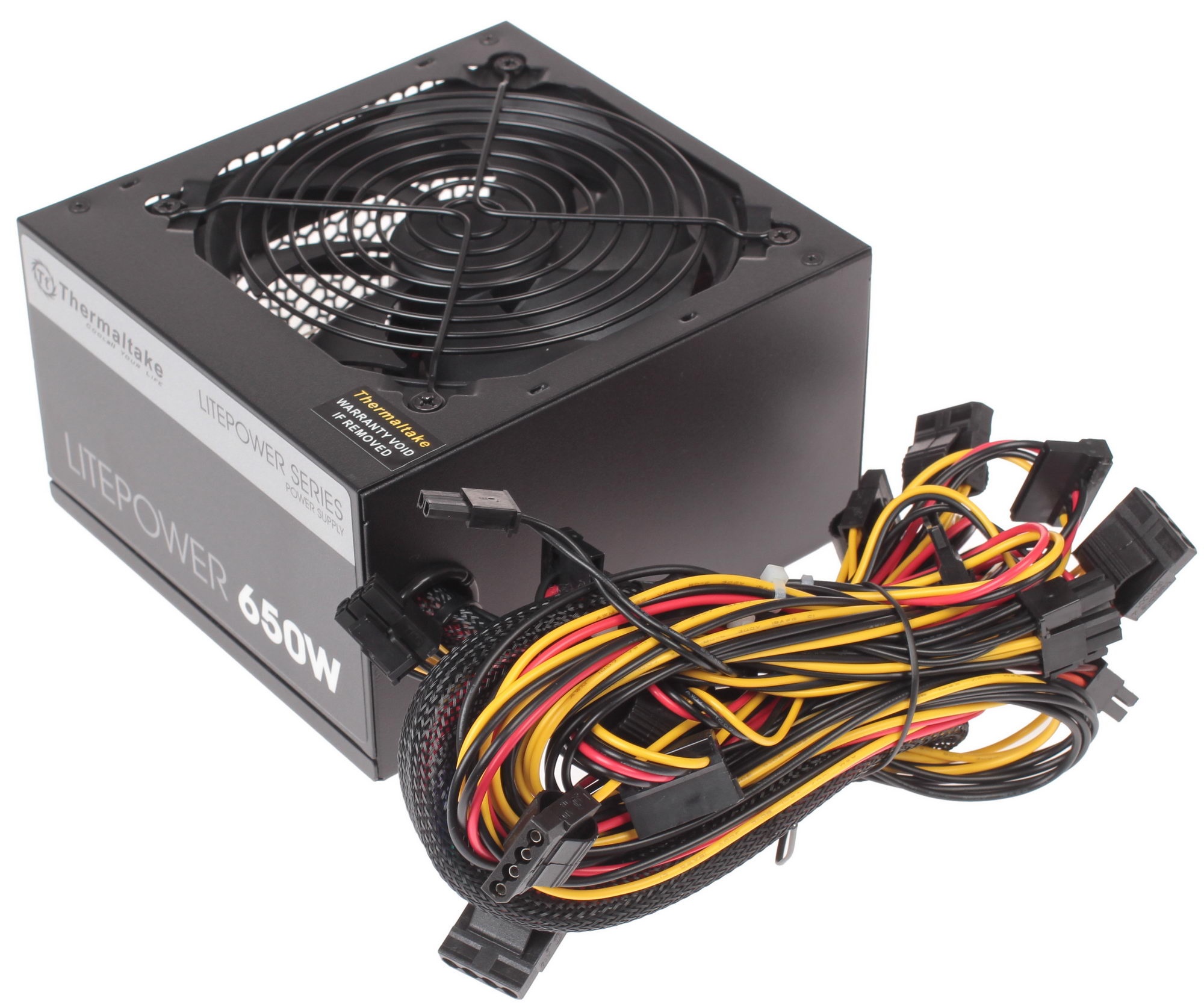 Блок питания Thermaltake Litepower (PS-LTP-0650NPCNEU-2), 650Вт, 120мм, черный